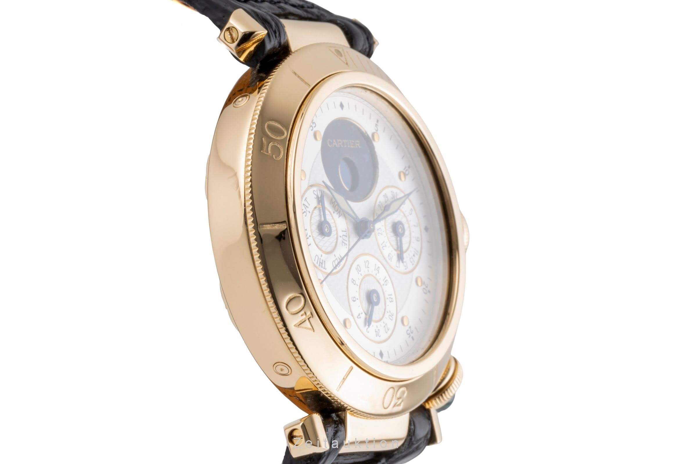 Cartier Pasha oro 18 ct automatismo orologio da uomo W3008751  [2500125]
