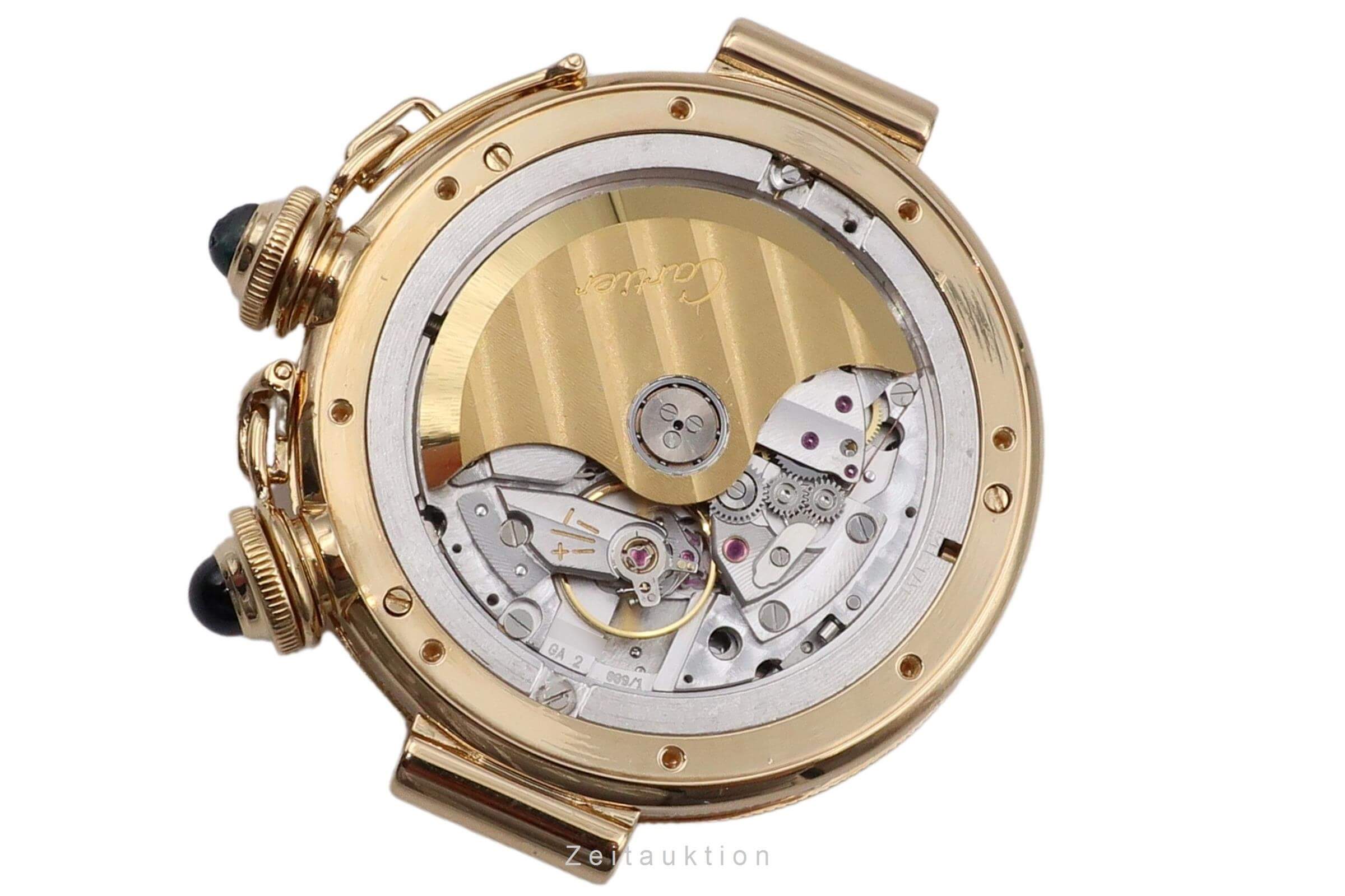 Cartier Pasha oro 18 ct automatismo orologio da uomo W3008751  [2500125]