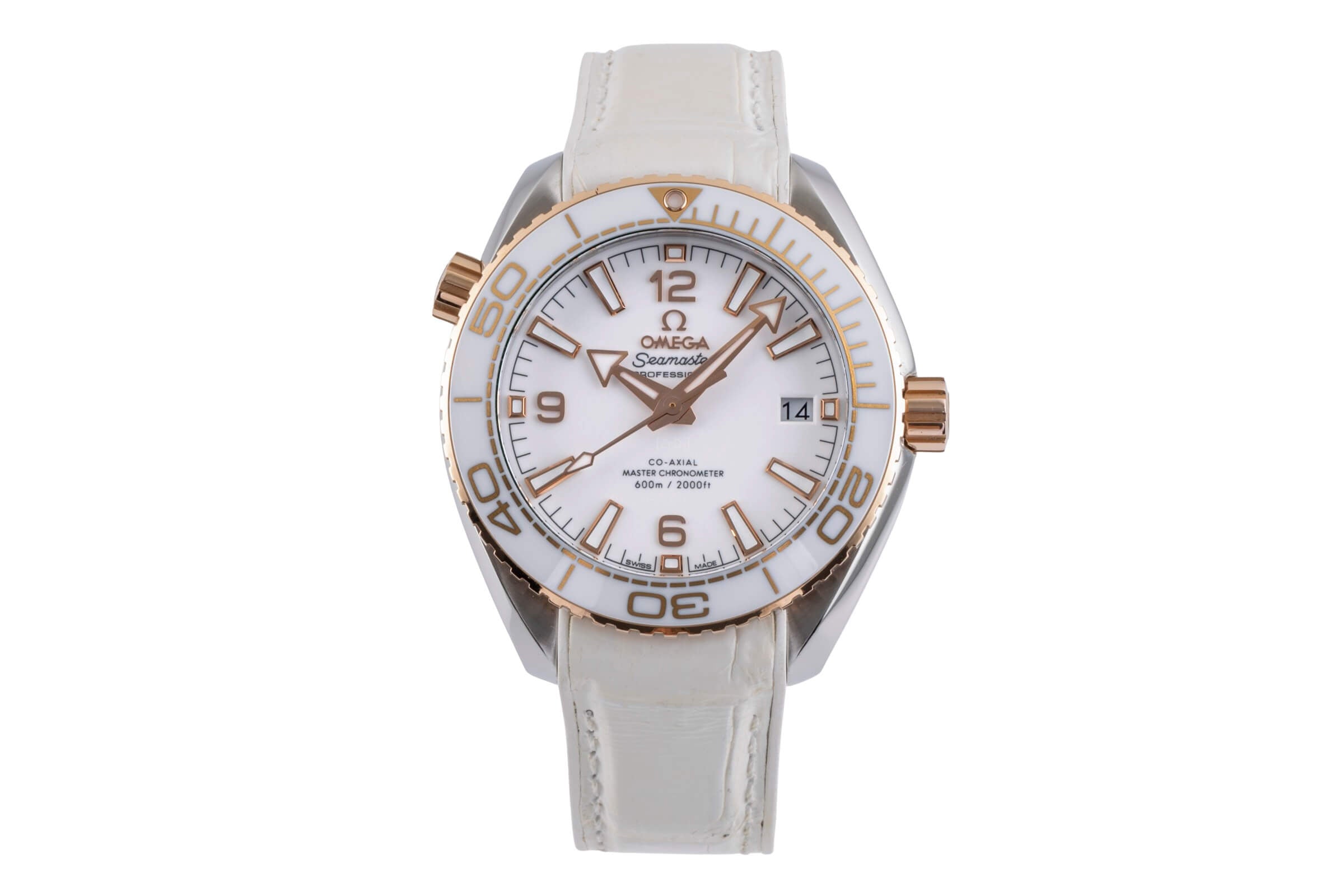 Omega Seamaster Planet Ocean 600M Stahl / Gold Ref. 215.23.40.20.04.001 B&P [2500133]