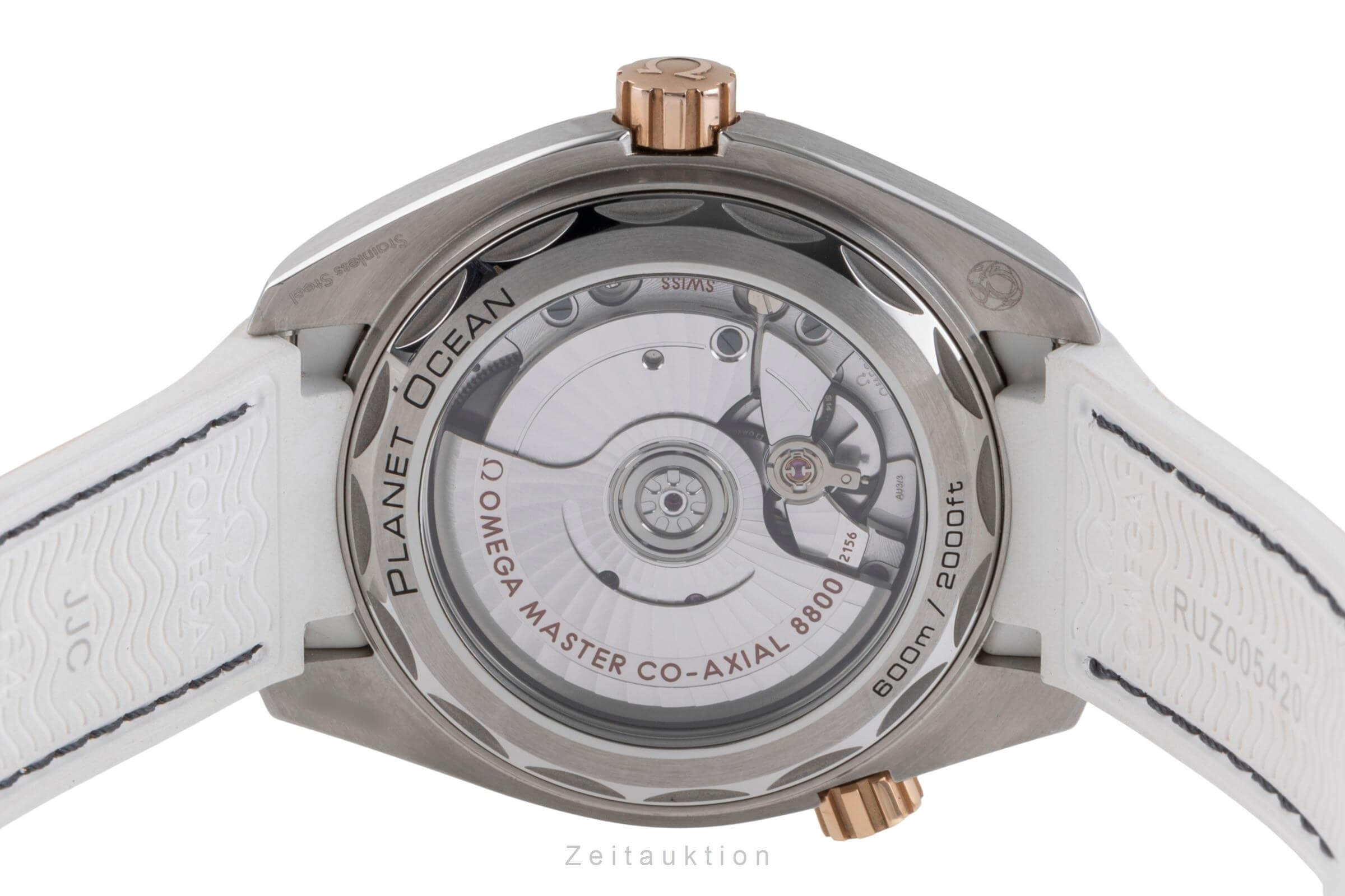 Omega Seamaster Planet Ocean 600M Stahl / Gold Ref. 215.23.40.20.04.001 B&P [2500133]