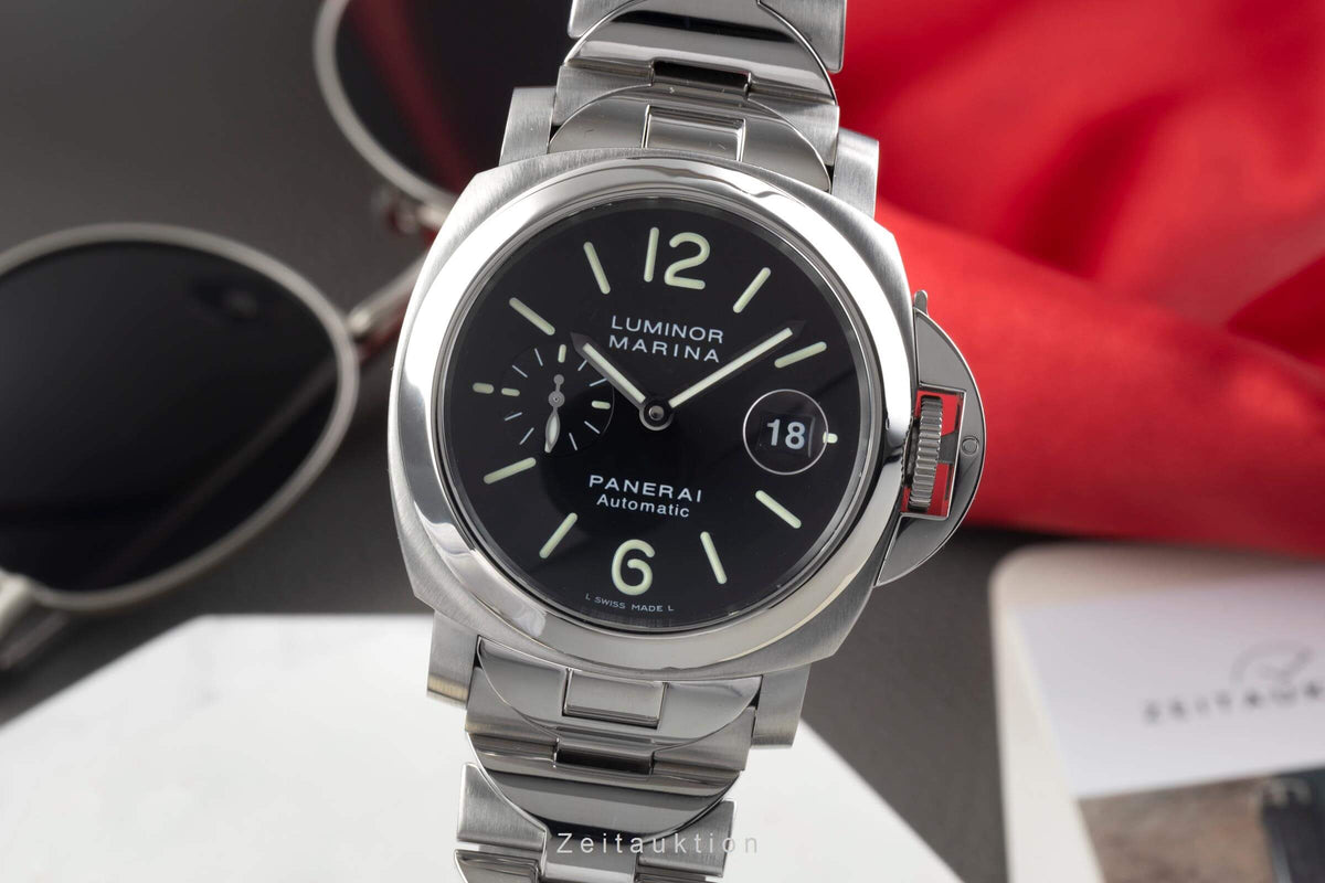 Panerai Luminor Marina acier automatique montre pour hommes PAM00050   [2500137]