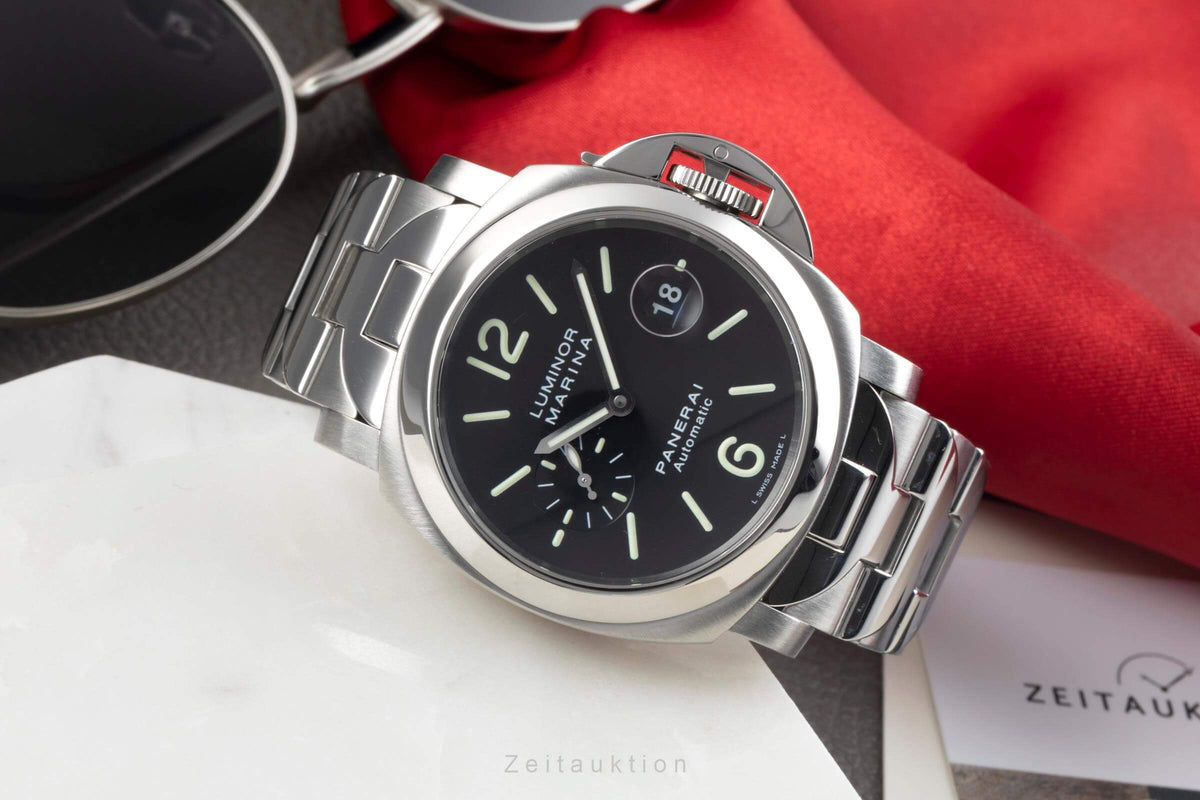 Panerai Luminor Marina acier automatique montre pour hommes PAM00050   [2500137]