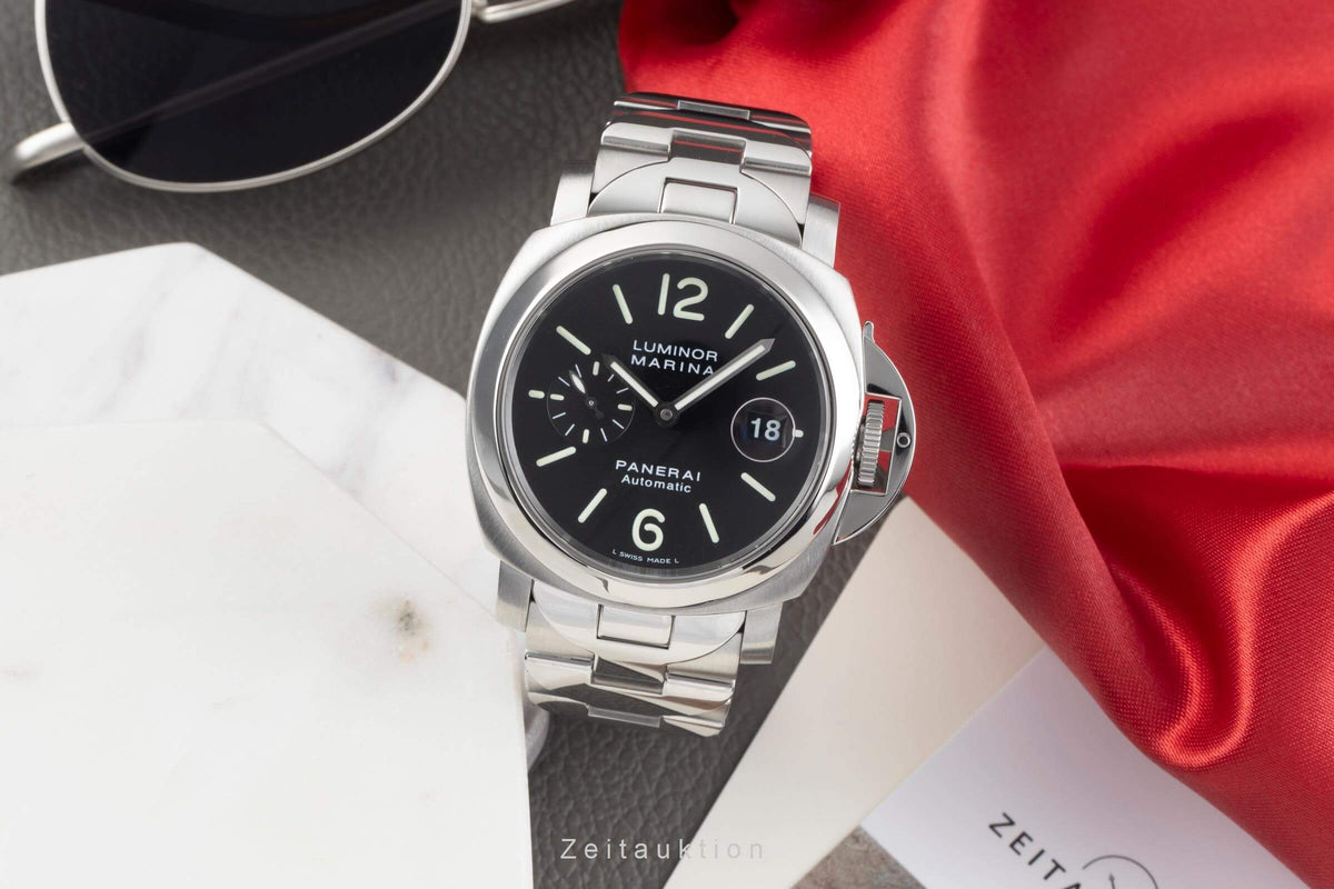 Panerai Luminor Marina acier automatique montre pour hommes PAM00050   [2500137]