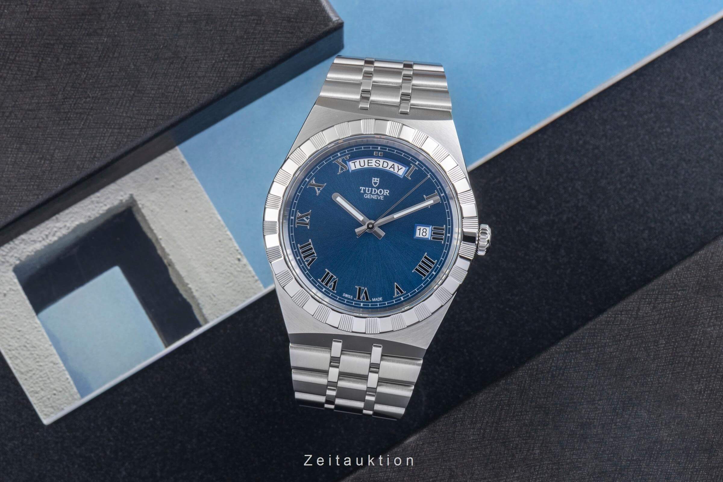 Tudor Royal acero automático reloj para caballeros 28600-0005 LP: 2700EUR  [2500150]