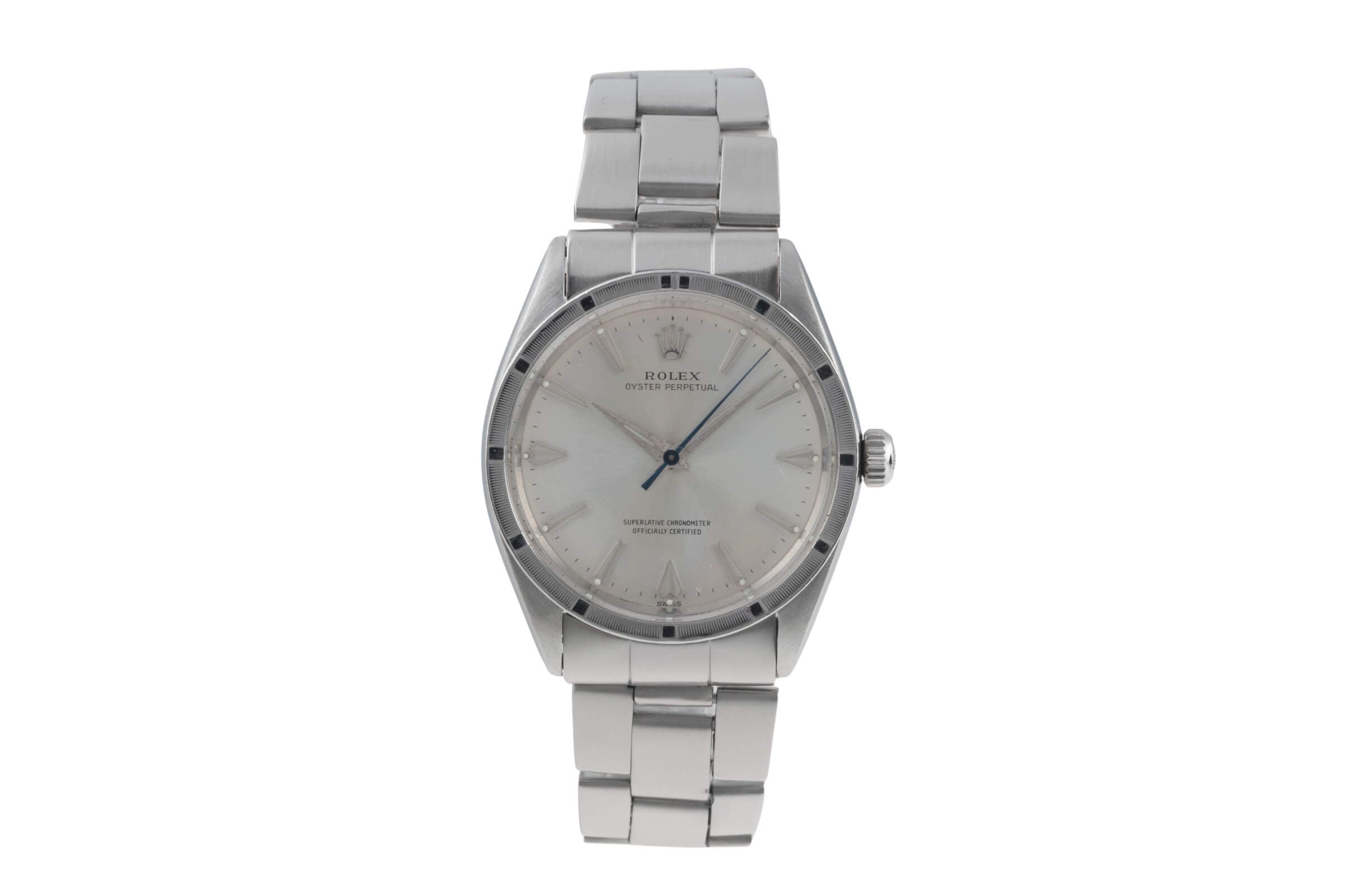 Rolex Oyster Perpetual acier automatique montre pour hommes 1007 Vintage  [2500156]