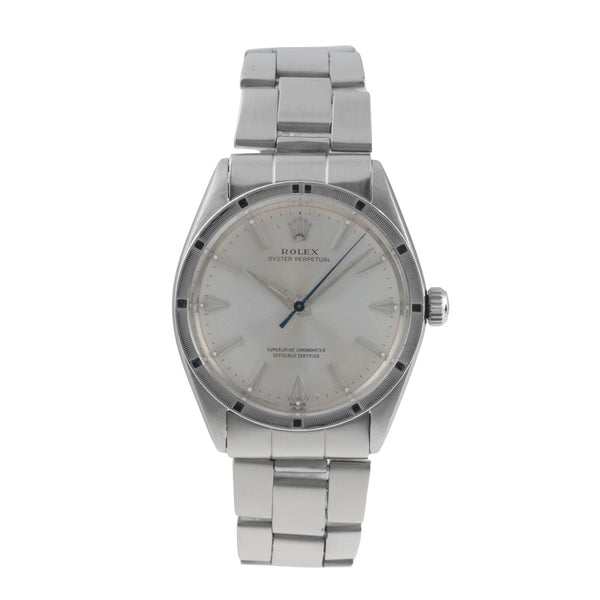 Rolex Oyster Perpetual acier automatique montre pour hommes 1007 Vintage  [2500156]