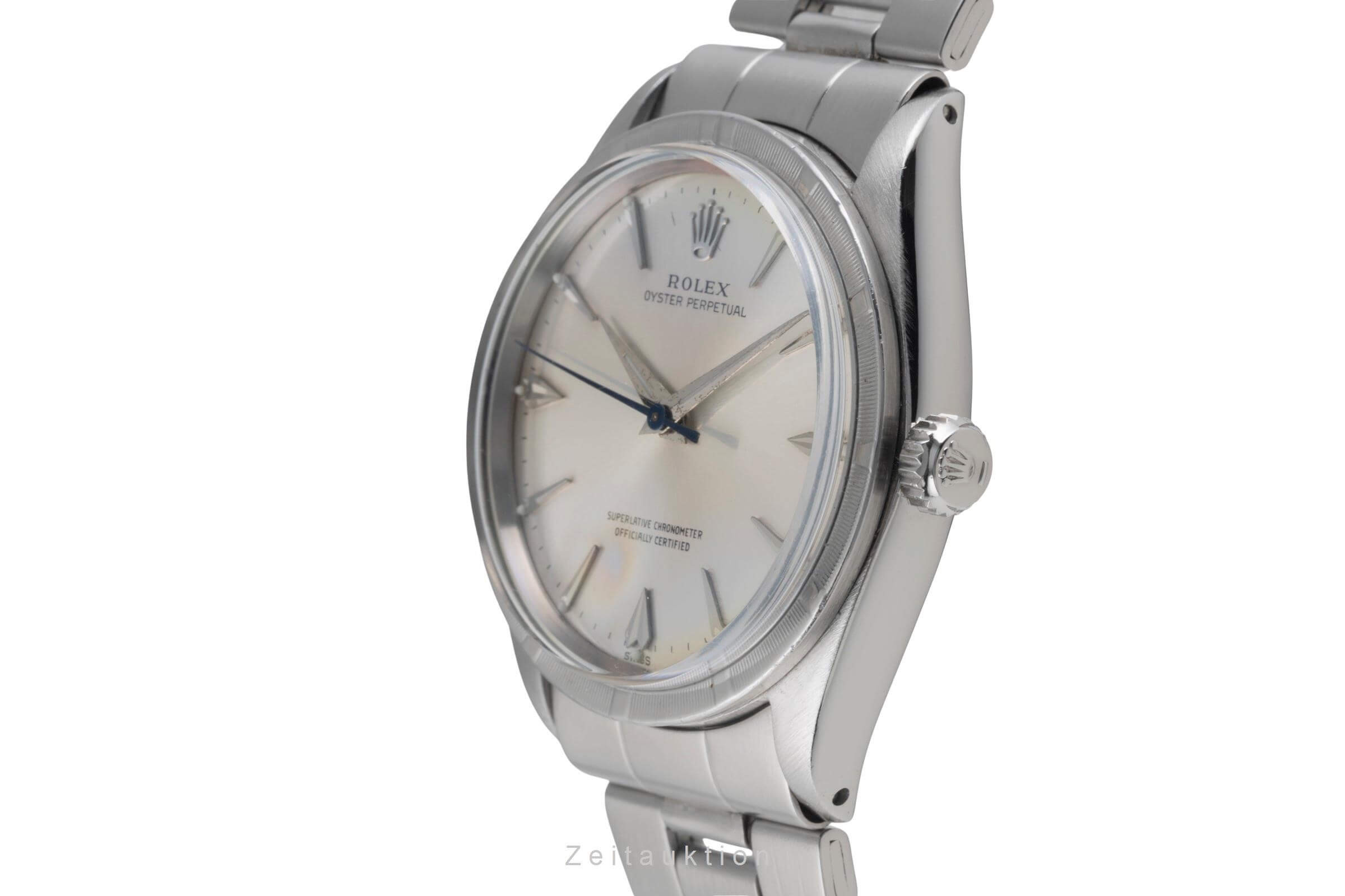 Rolex Oyster Perpetual acier automatique montre pour hommes 1007 Vintage  [2500156]