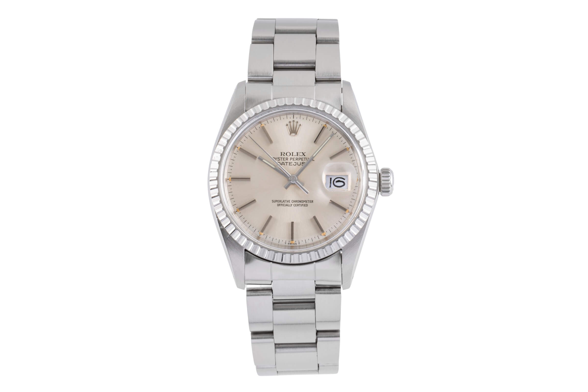 Rolex Datejust acciaio automatismo orologio da uomo 16030  [2500164]