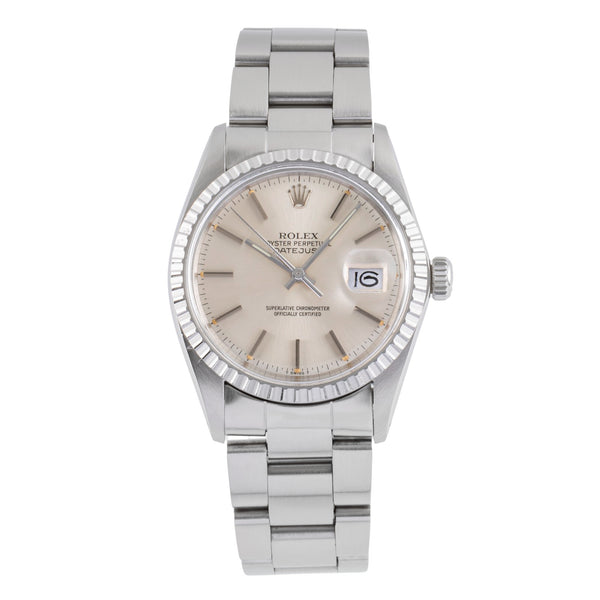 Rolex Datejust acciaio automatismo orologio da uomo 16030  [2500164]