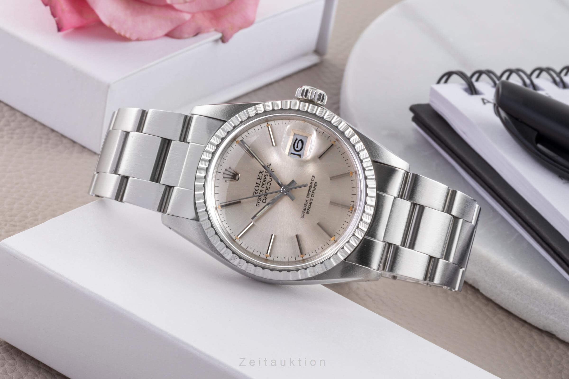 Rolex Datejust acciaio automatismo orologio da uomo 16030  [2500164]