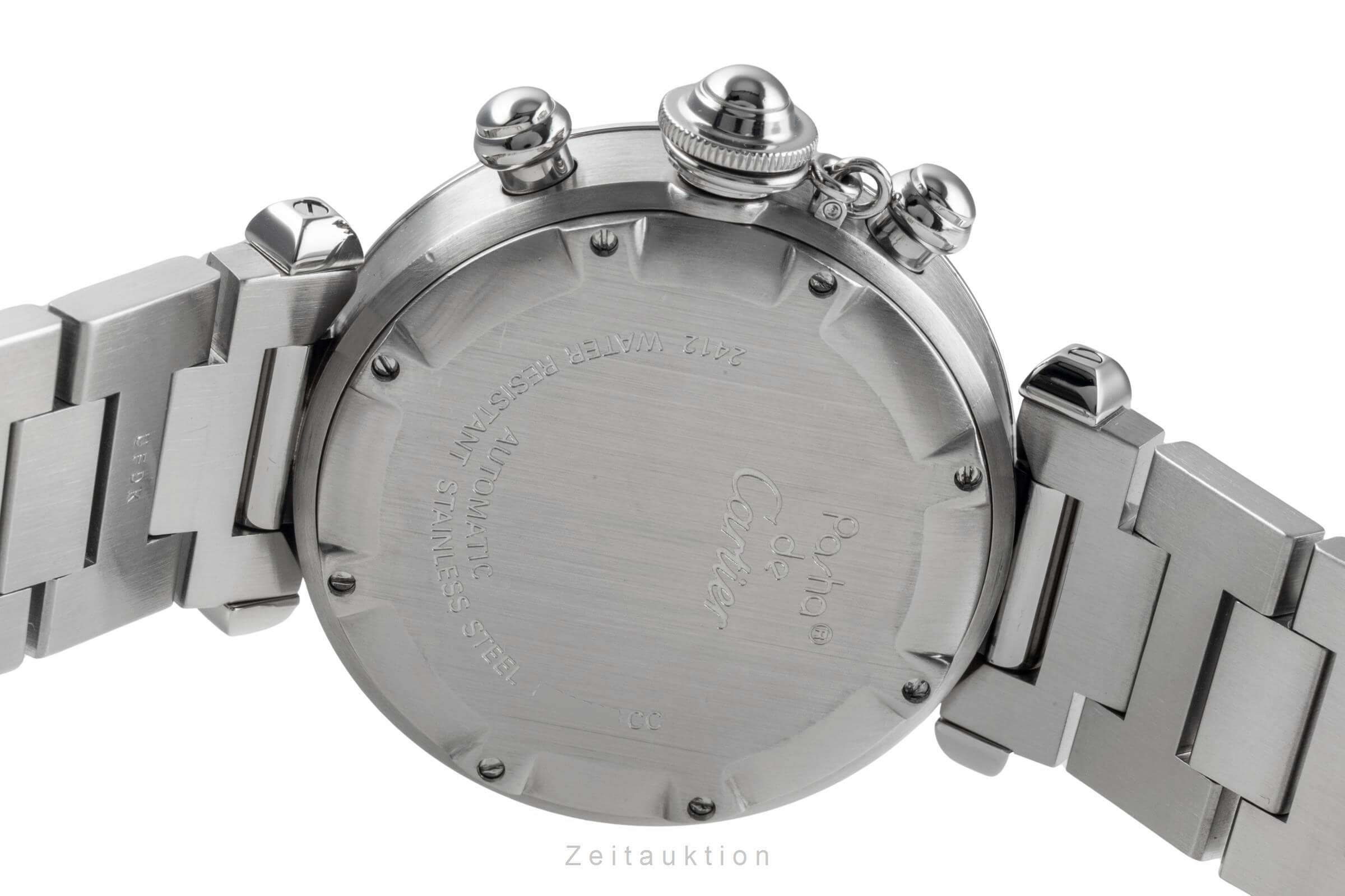Cartier Pasha cronografo acciaio automatismo orologio da uomo W31039M7 2412 LP: 7200EUR  [2500177]
