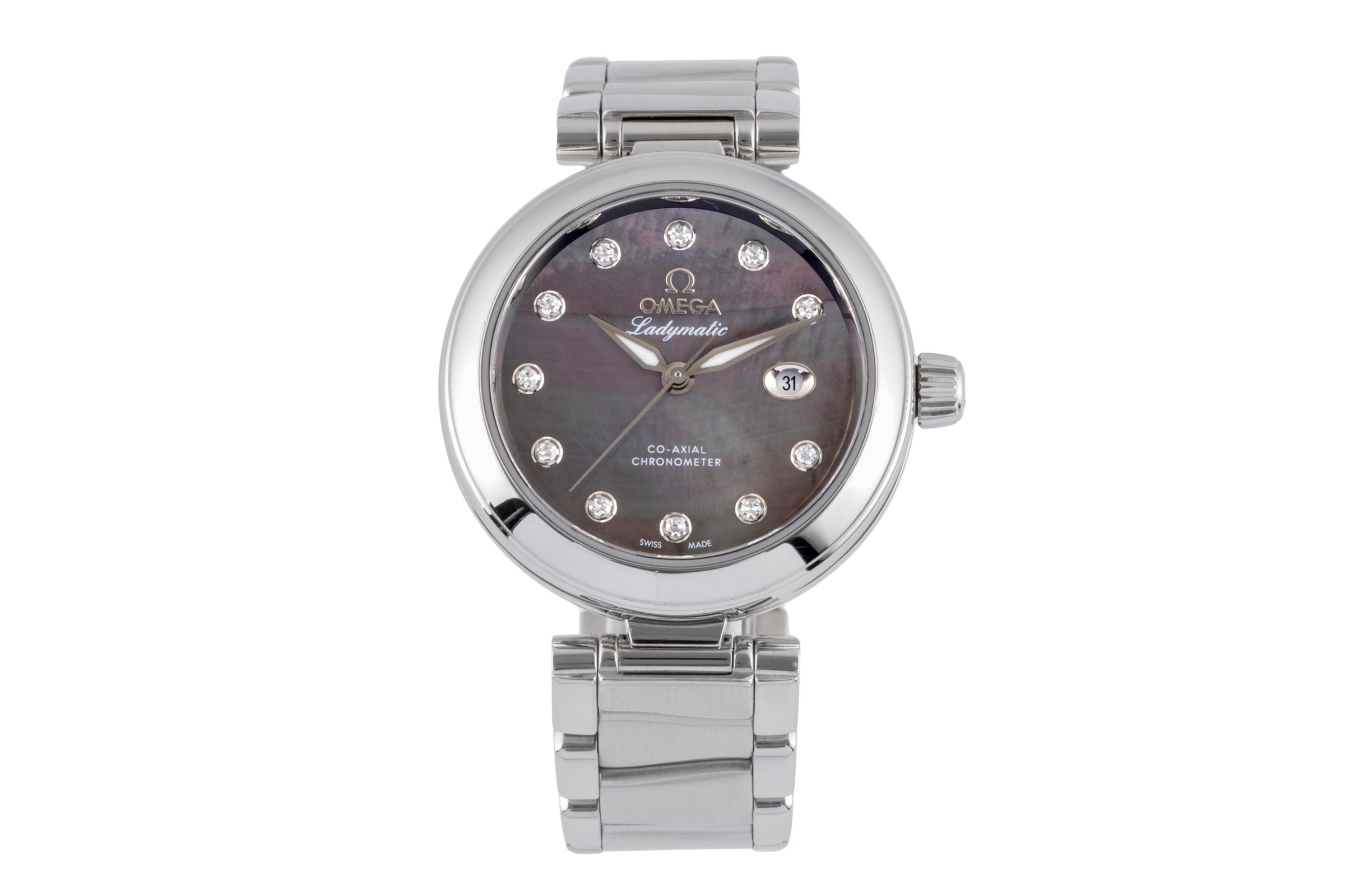 Omega Ladymatic steel automatic women's watch 425.30.34.20.57.004 LP: 9500EUR  [2500184]