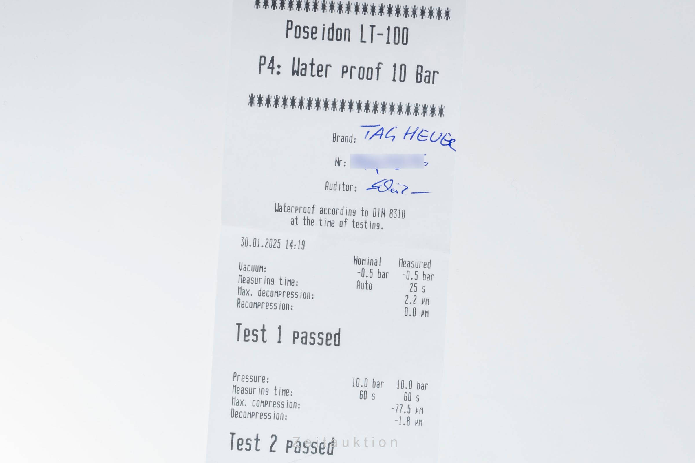 Tag Heuer Autavia chronograph steel automatic men's watch CBE2111 Limited  [2500194]