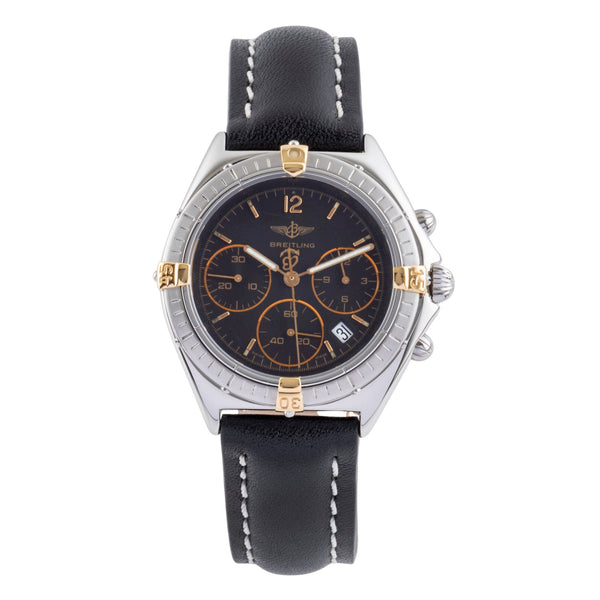 Breitling Windrider Chronograph Sextant Stahl /vergoldet Herrenuhr Ref. B55045 [2500223]