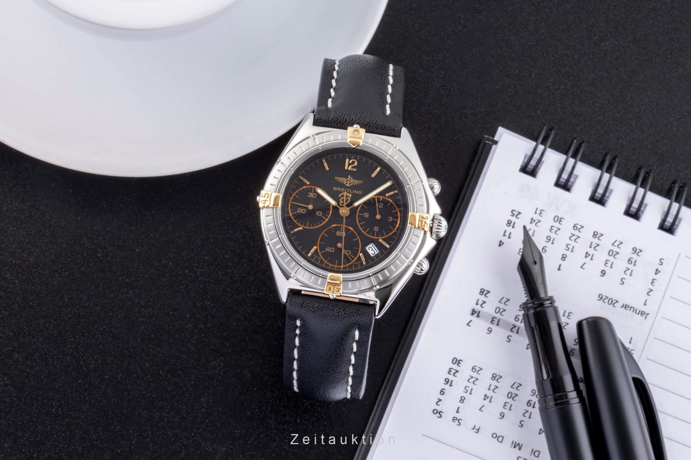 Breitling Windrider Chronograph Sextant Stahl /vergoldet Herrenuhr Ref. B55045 [2500223]