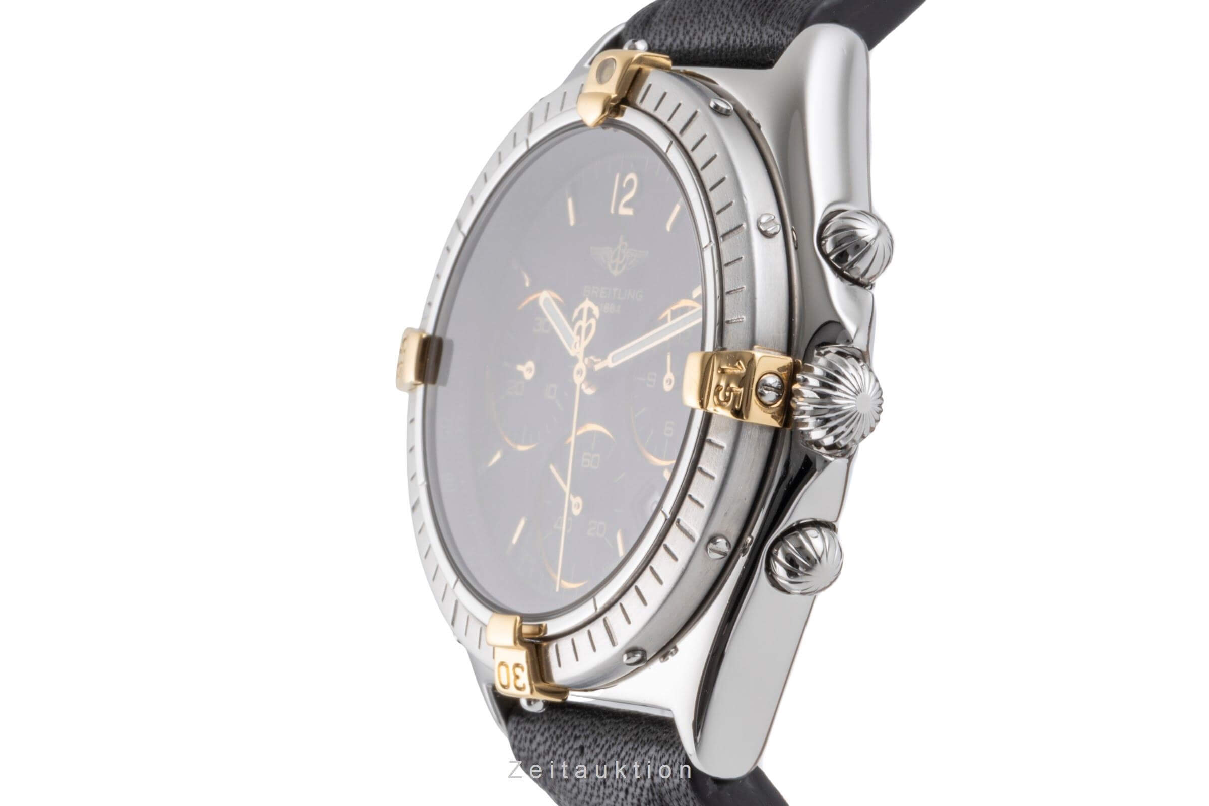 Breitling Windrider Chronograph Sextant Stahl /vergoldet Herrenuhr Ref. B55045 [2500223]