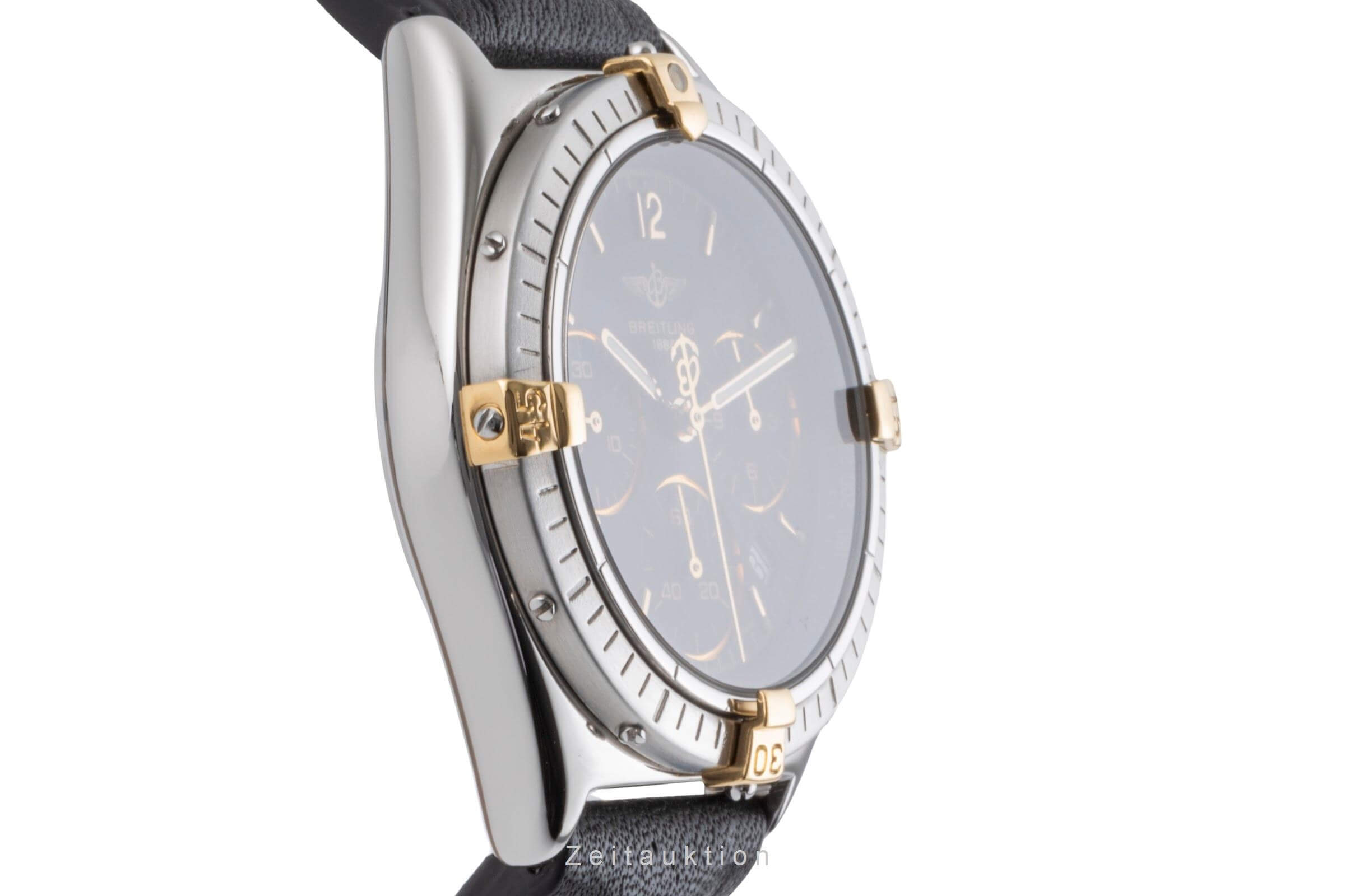 Breitling Windrider Chronograph Sextant Stahl /vergoldet Herrenuhr Ref. B55045 [2500223]