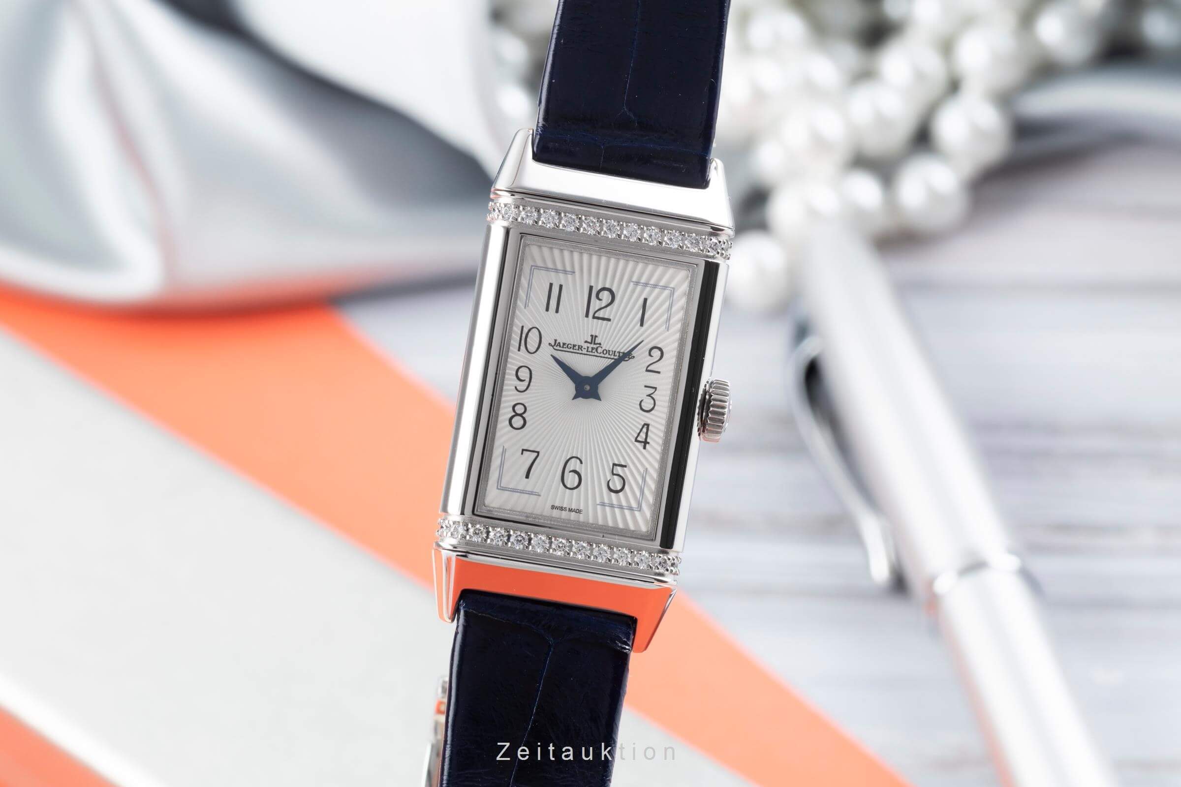 Jaeger LeCoultre Reverso acero cuarzo reloj para damas  Q3288420, 201.8.47  [2500259]