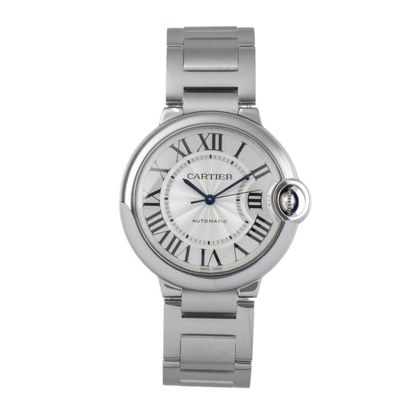 Cartier Ballon Bleu de Cartier steel automatic men's watch 4372, WSBB0048  [2500262]