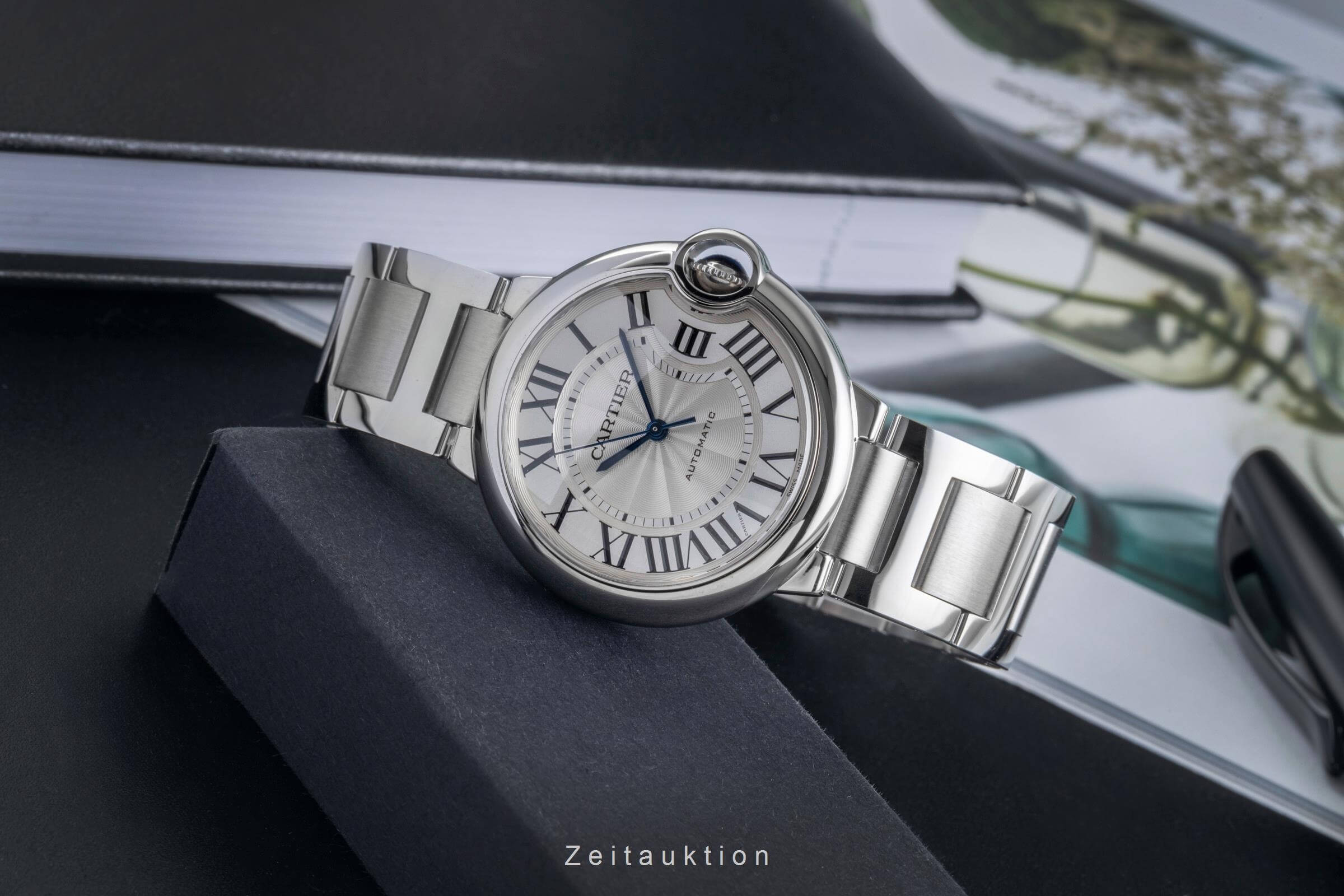 Cartier Ballon Bleu de Cartier steel automatic men's watch 4372, WSBB0048  [2500262]