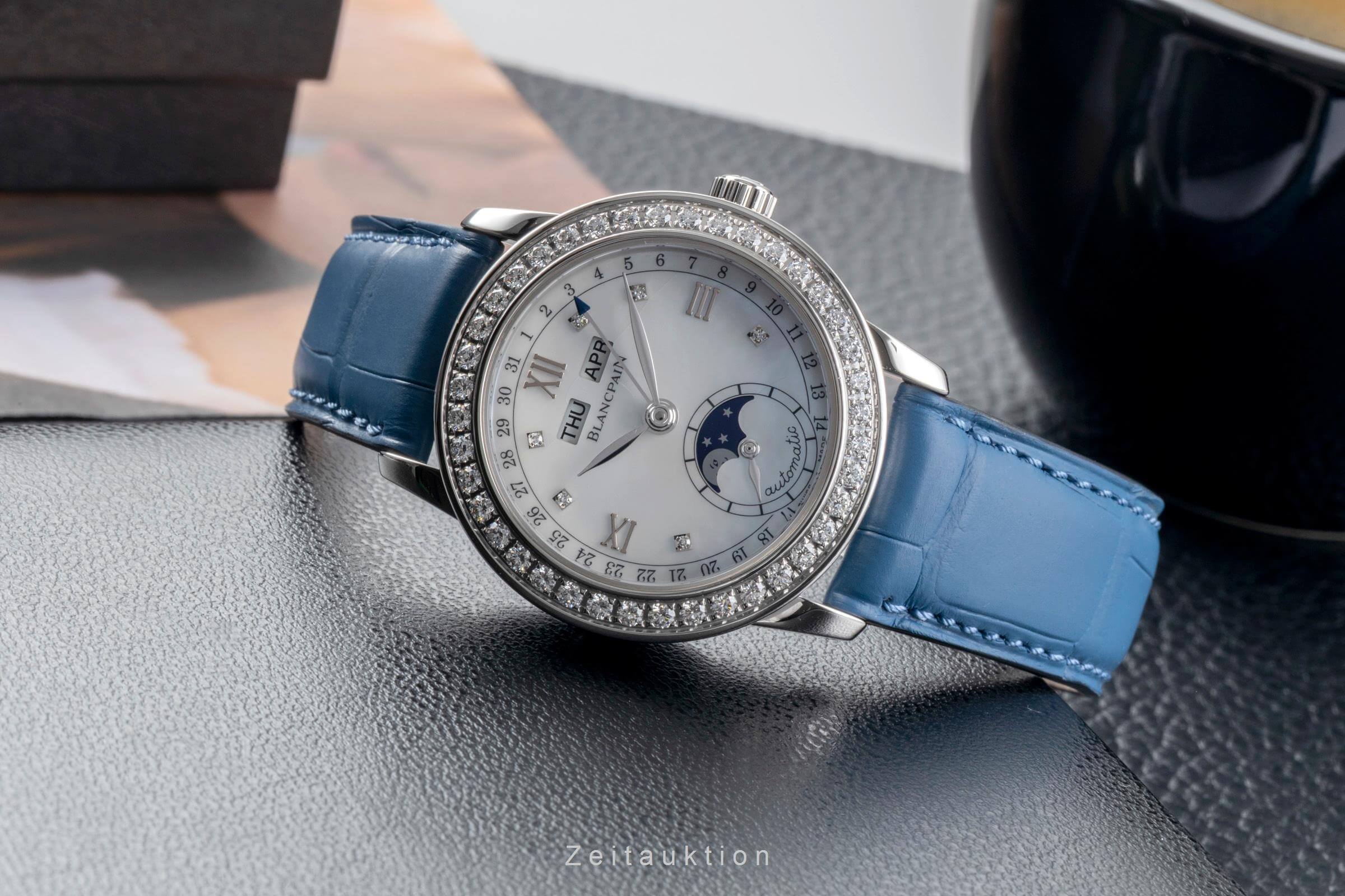 Blancpain Ladybird Quantième Complet MOP Diamanten Automatik Ref. 2360 1191A 55A [2500266]