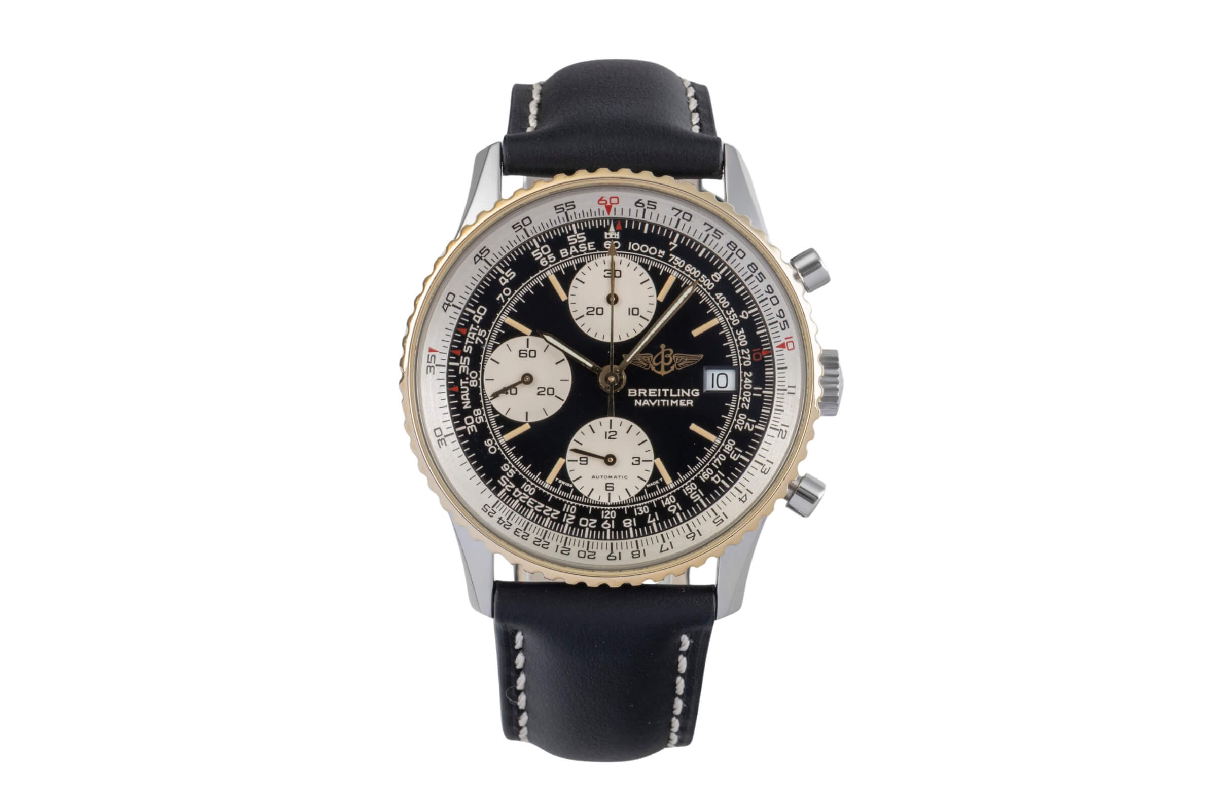 Breitling Navitimer chronographe acier / or  automatique montre pour hommes B13019  [2500272]