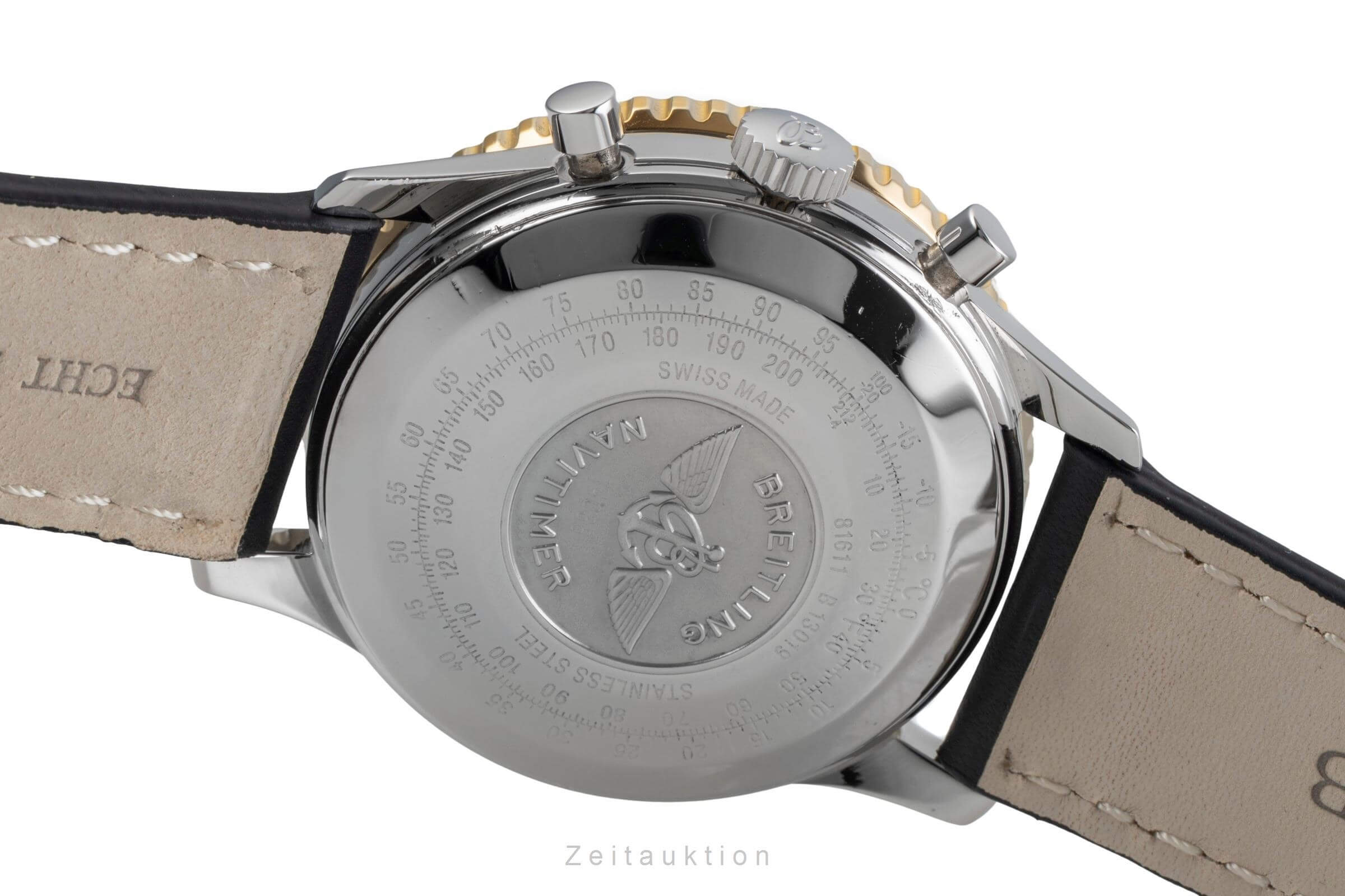 Breitling Navitimer chronographe acier / or  automatique montre pour hommes B13019  [2500272]