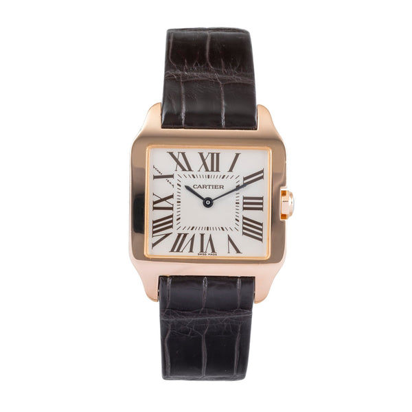 Cartier Santos Dumont or rouge 18 ct quartz montre pour hommes W2009251,2788  [2500275]