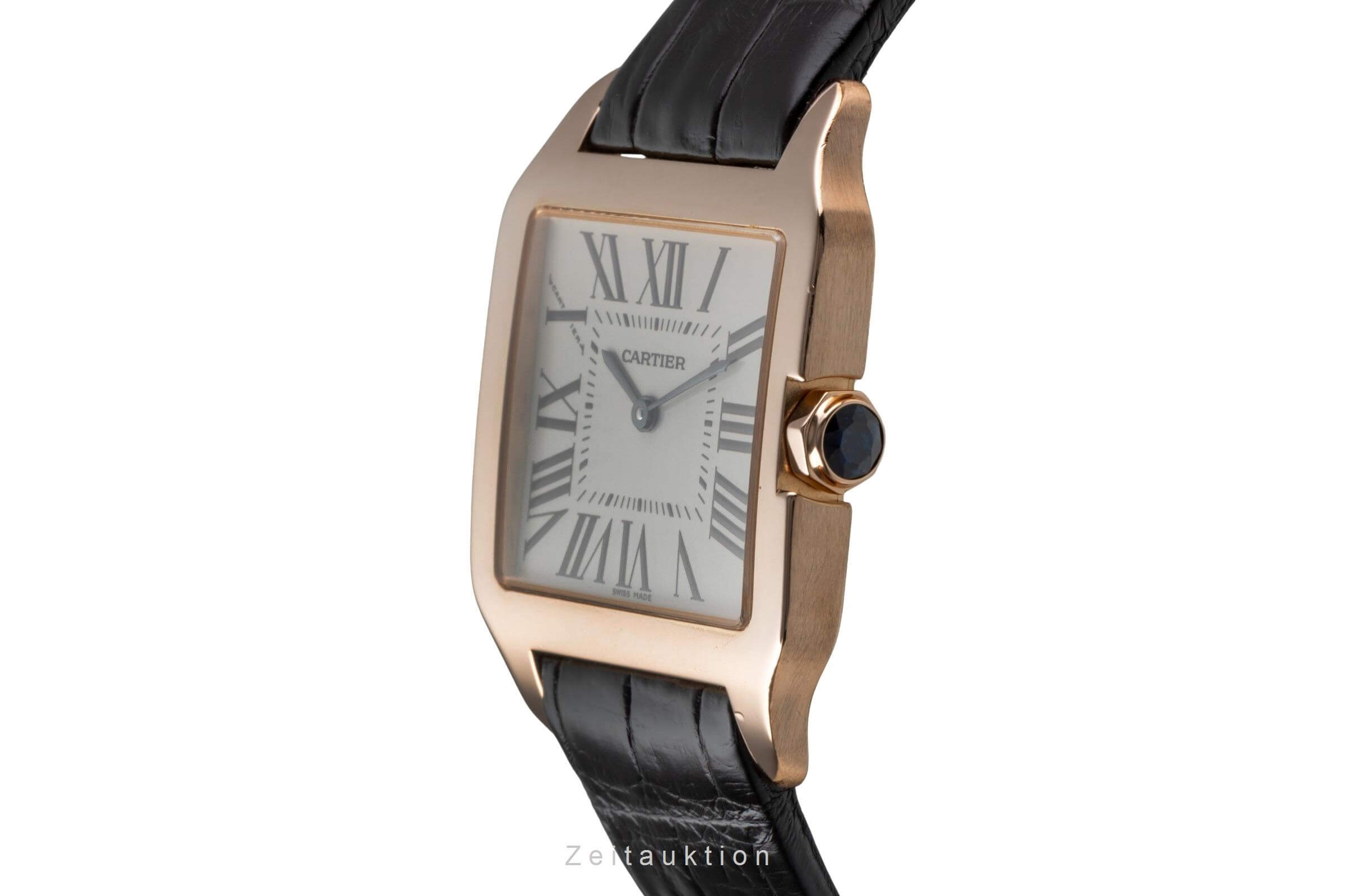 Cartier Santos Dumont or rouge 18 ct quartz montre pour hommes W2009251,2788  [2500275]