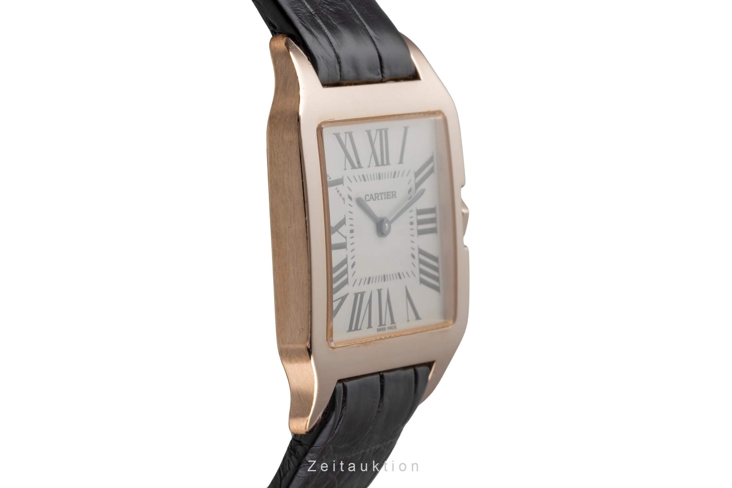 Cartier Santos Dumont or rouge 18 ct quartz montre pour hommes W2009251,2788  [2500275]