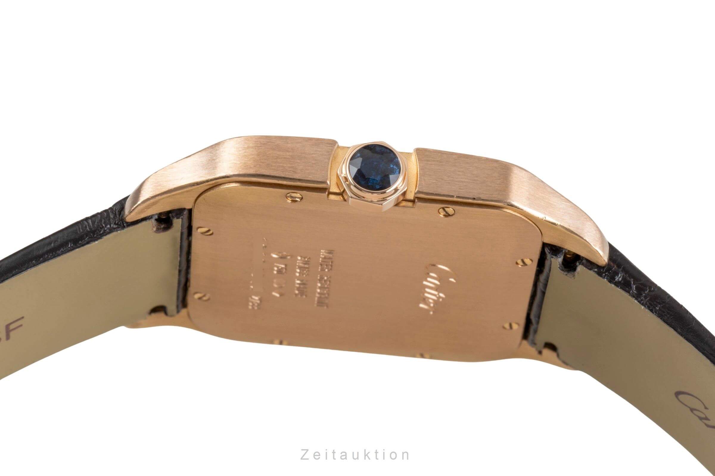 Cartier Santos Dumont or rouge 18 ct quartz montre pour hommes W2009251,2788  [2500275]