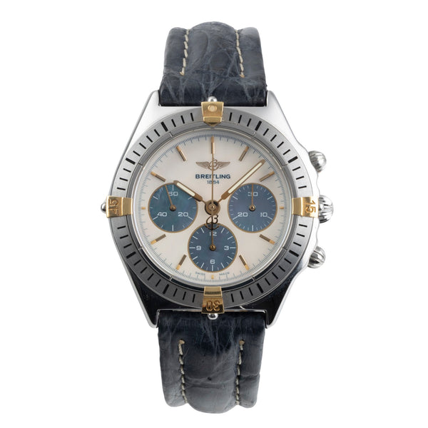 Breitling Callisto chronograph gilt / steel manual winding men's watch B11045  [2500277]