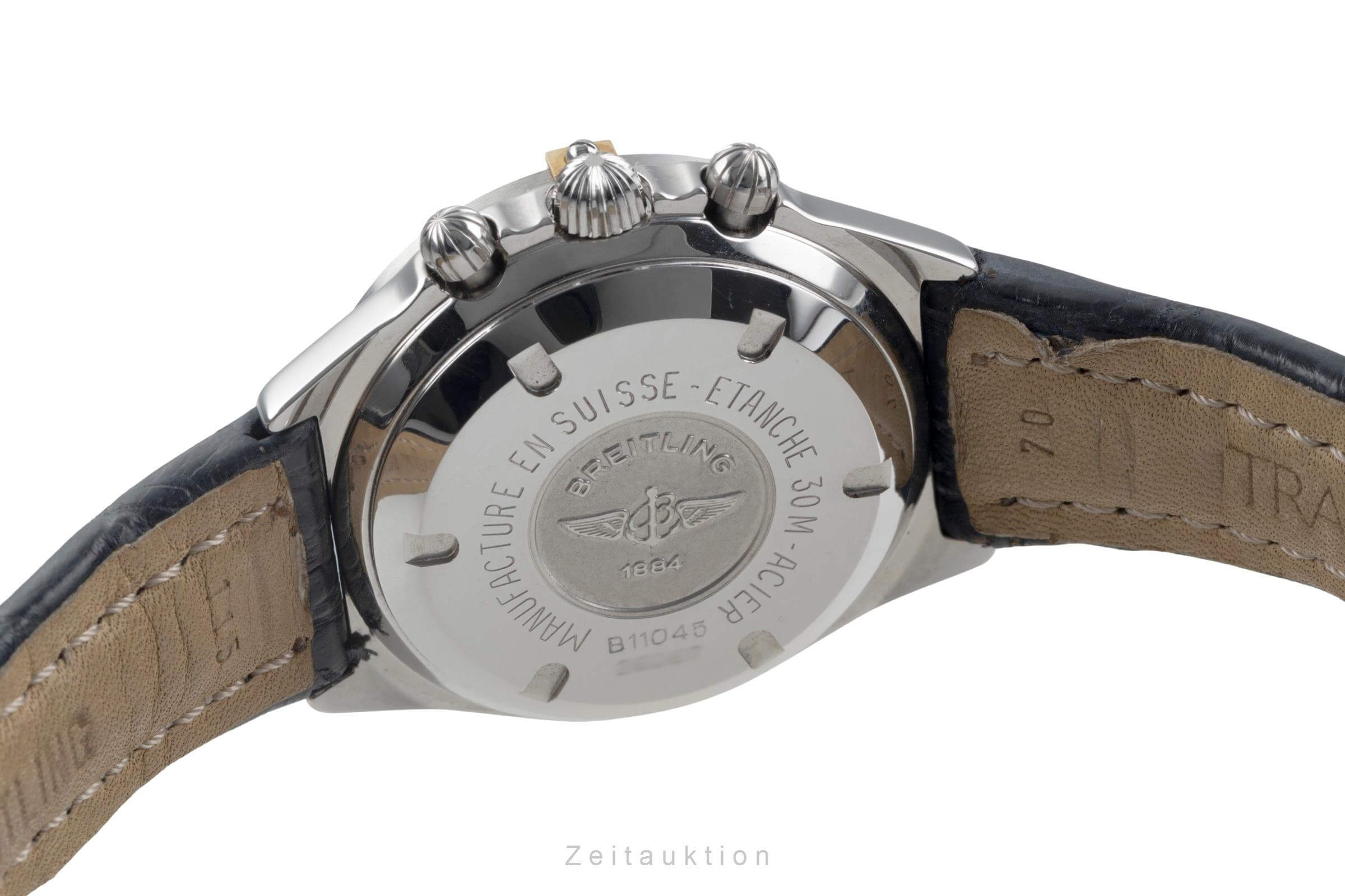 Breitling Callisto chronograph gilt / steel manual winding men's watch B11045  [2500277]