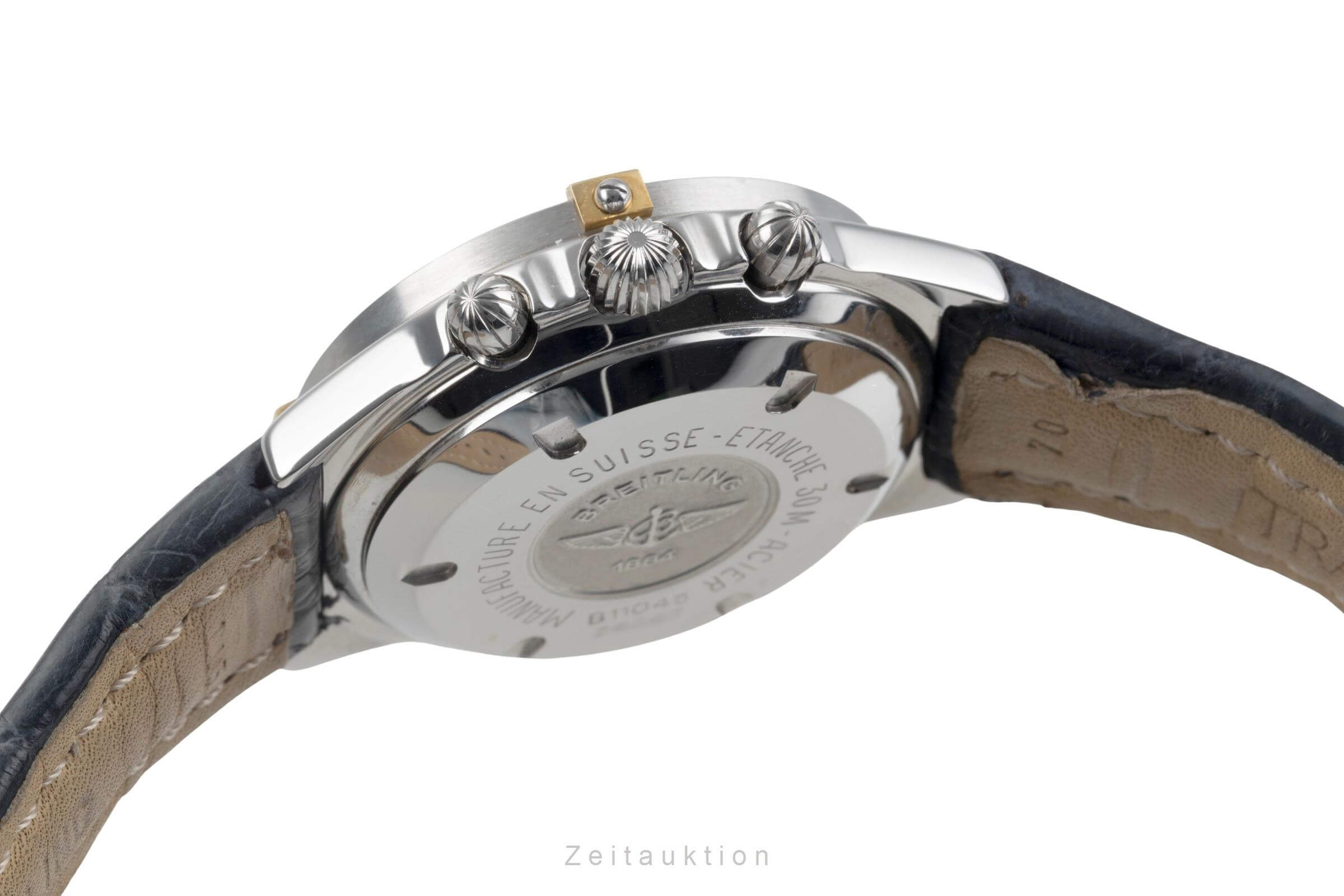 Breitling Callisto chronograph gilt / steel manual winding men's watch B11045  [2500277]