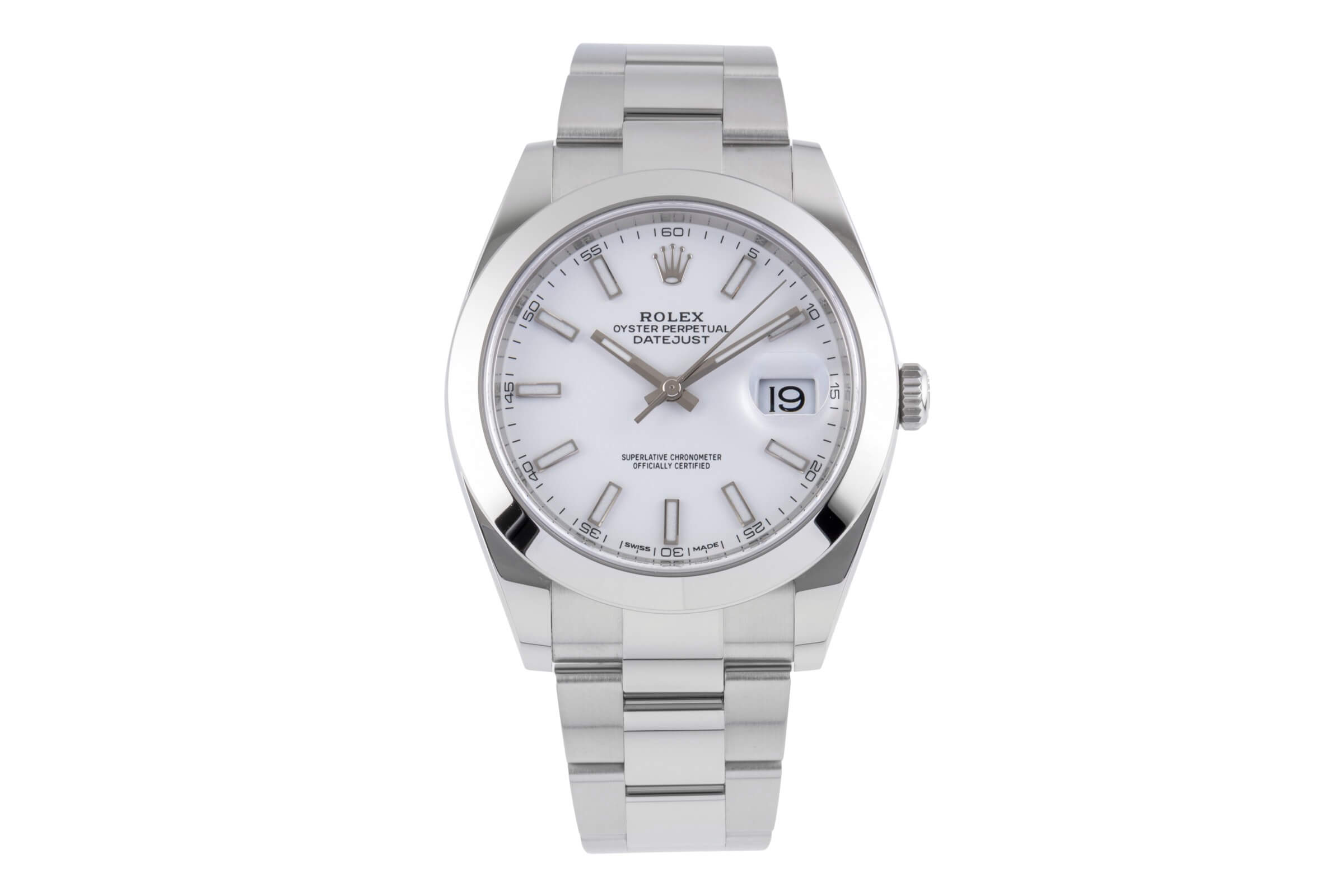 Rolex Datejust 41 Automatik Stahl Herrenuhr Oyster Perpetual 126300 B&P 2021 [2500295]