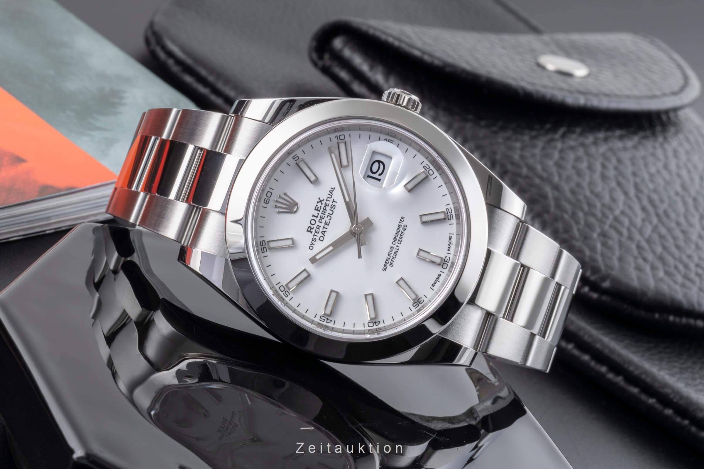 Rolex Datejust 41 Automatik Stahl Herrenuhr Oyster Perpetual 126300 B&P 2021 [2500295]