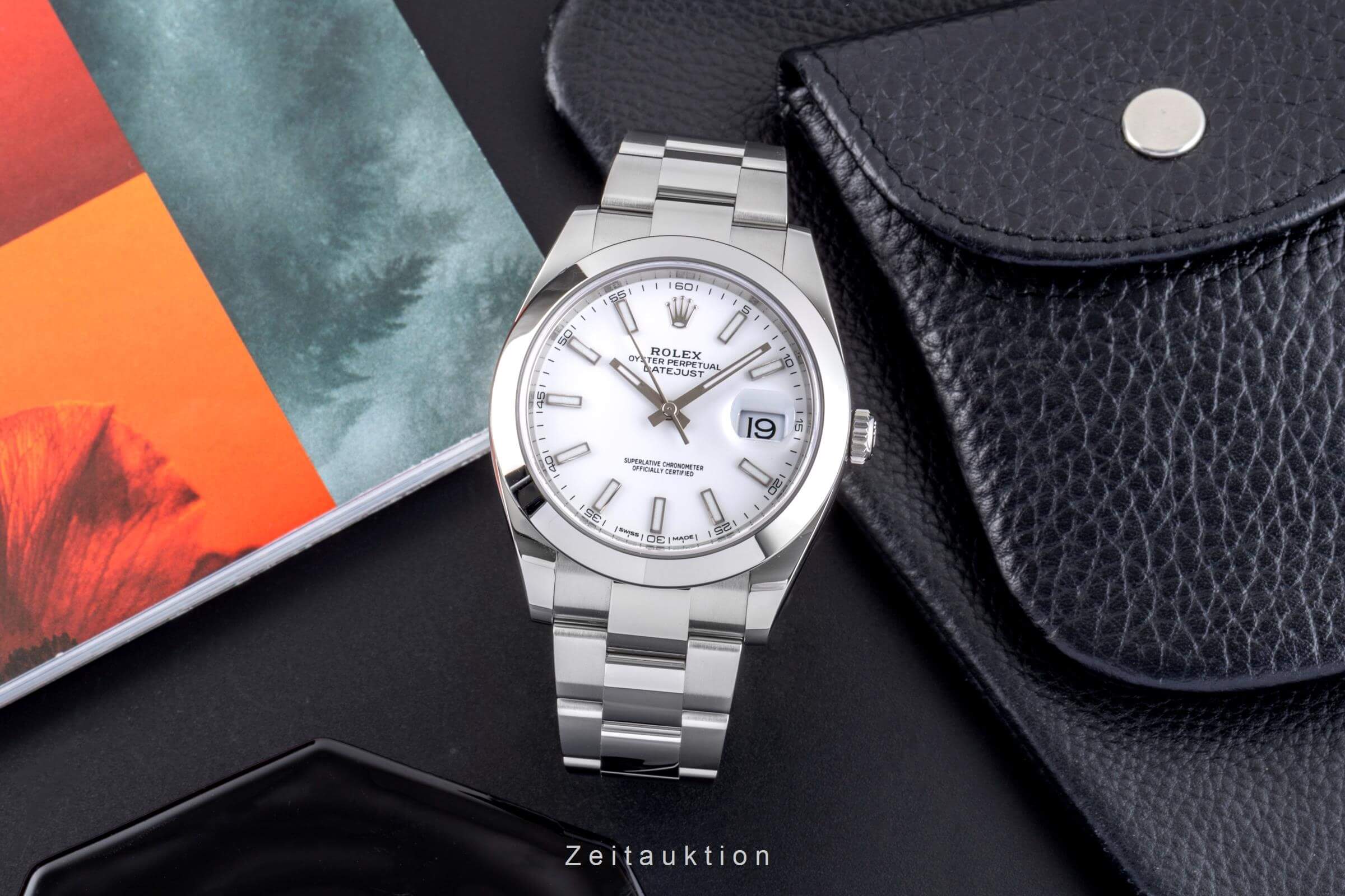 Rolex Datejust 41 Automatik Stahl Herrenuhr Oyster Perpetual 126300 B&P 2021 [2500295]