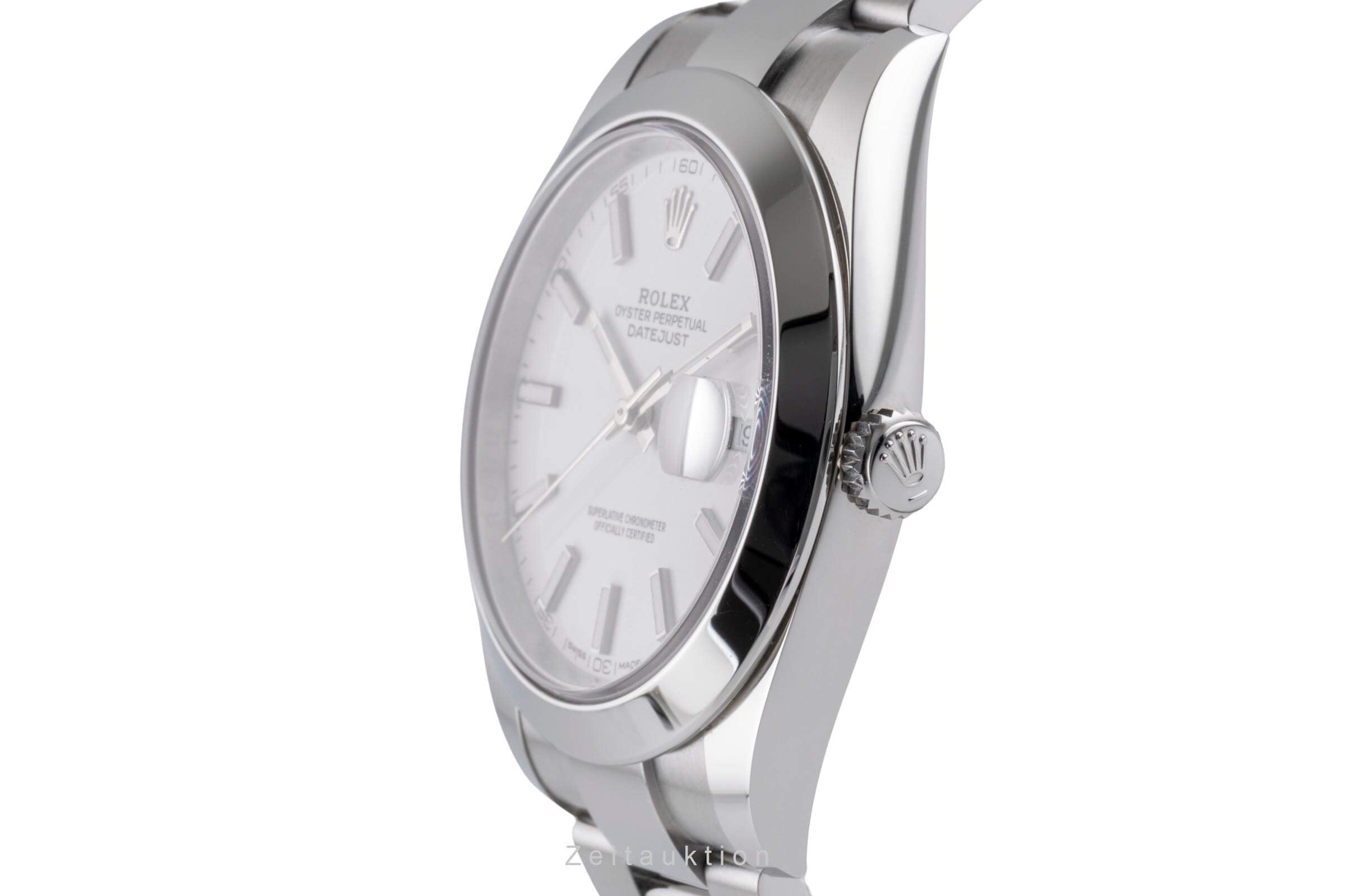 Rolex Datejust 41 Automatik Stahl Herrenuhr Oyster Perpetual 126300 B&P 2021 [2500295]