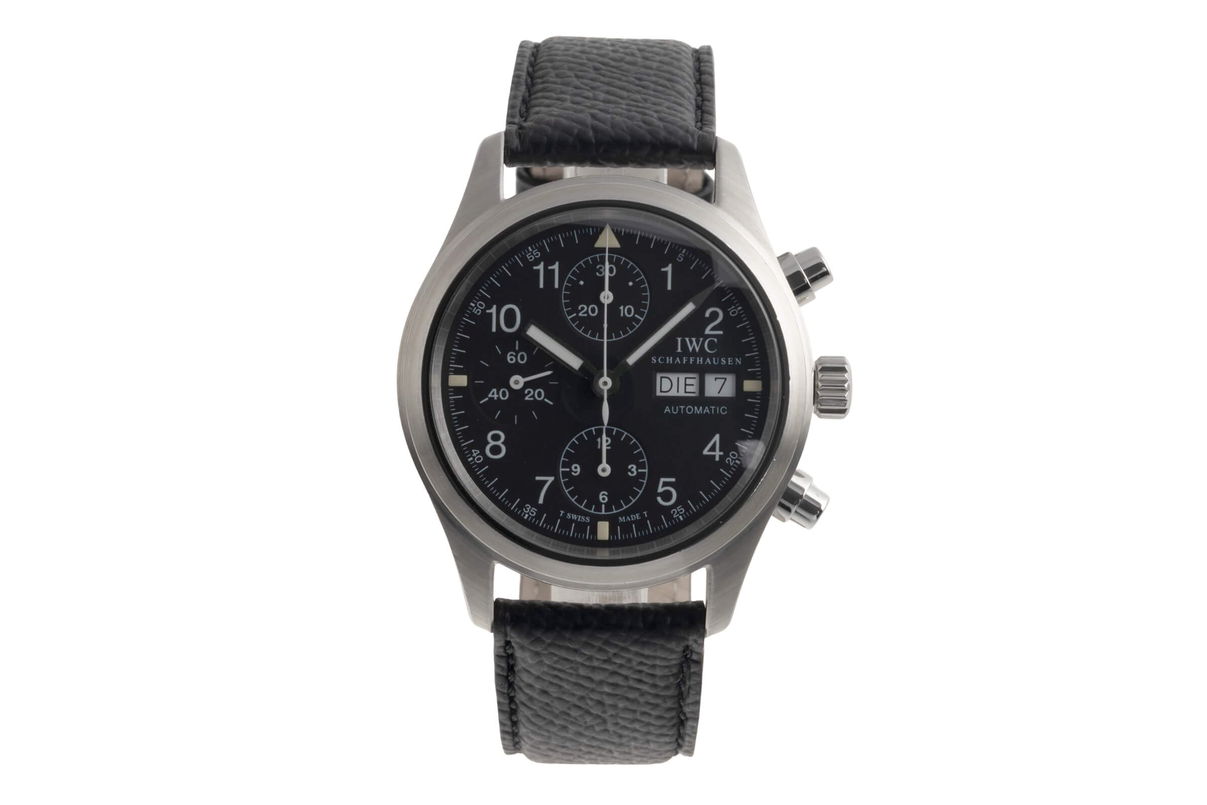 IWC Pilot cronografo acciaio automatismo orologio da uomo IW370601 LP: 5700EUR  [2500302]