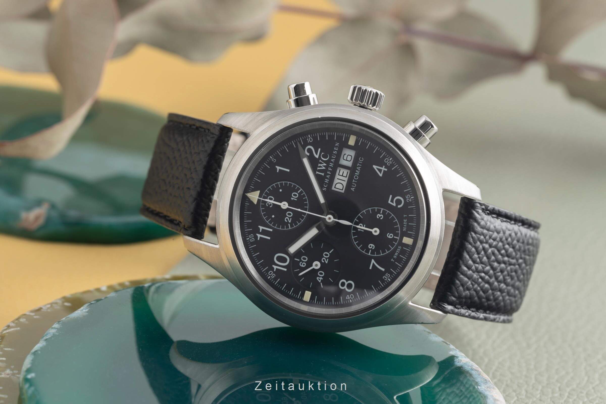 IWC Pilot cronografo acciaio automatismo orologio da uomo IW370601 LP: 5700EUR  [2500302]