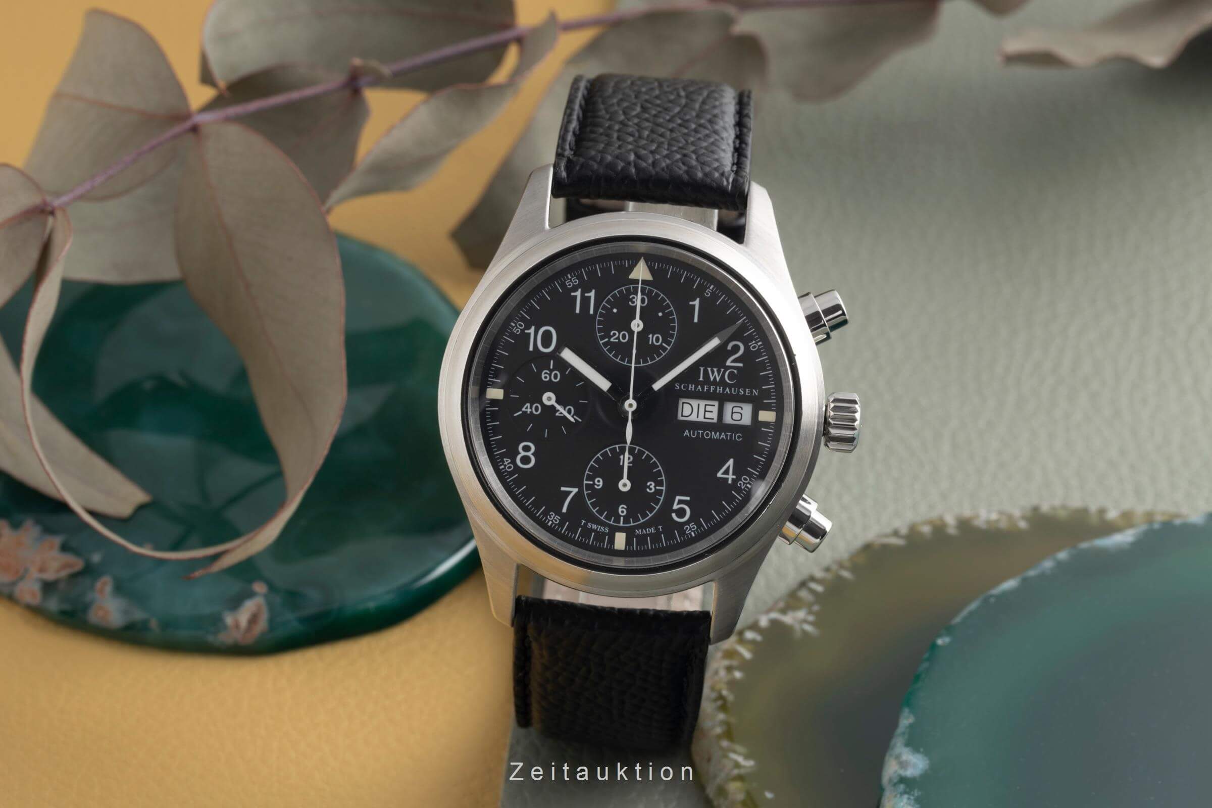 IWC Pilot cronografo acciaio automatismo orologio da uomo IW370601 LP: 5700EUR  [2500302]