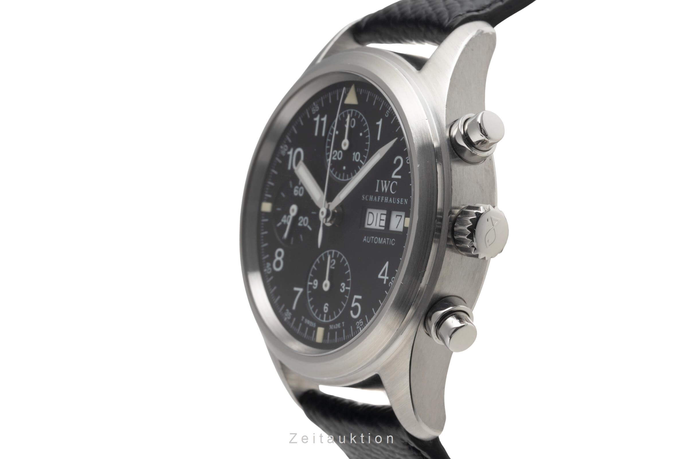 IWC Pilot cronografo acciaio automatismo orologio da uomo IW370601 LP: 5700EUR  [2500302]