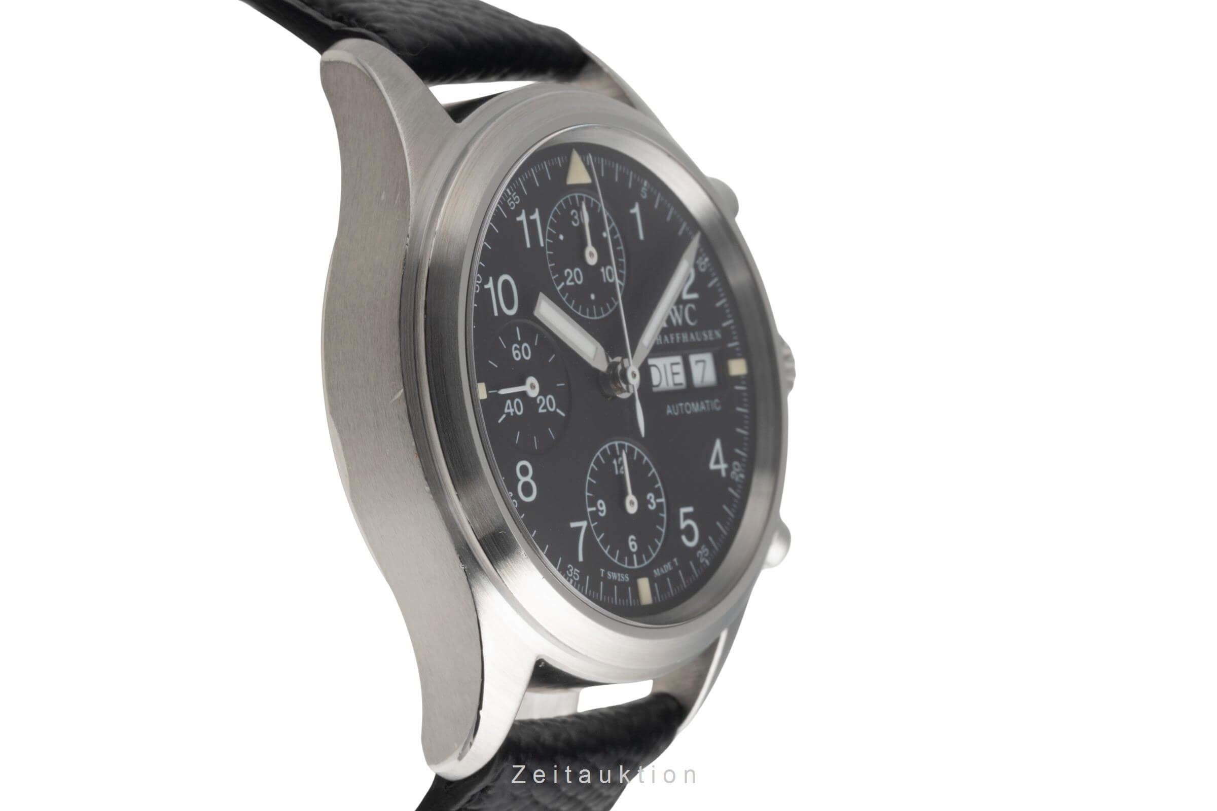 IWC Pilot cronografo acciaio automatismo orologio da uomo IW370601 LP: 5700EUR  [2500302]