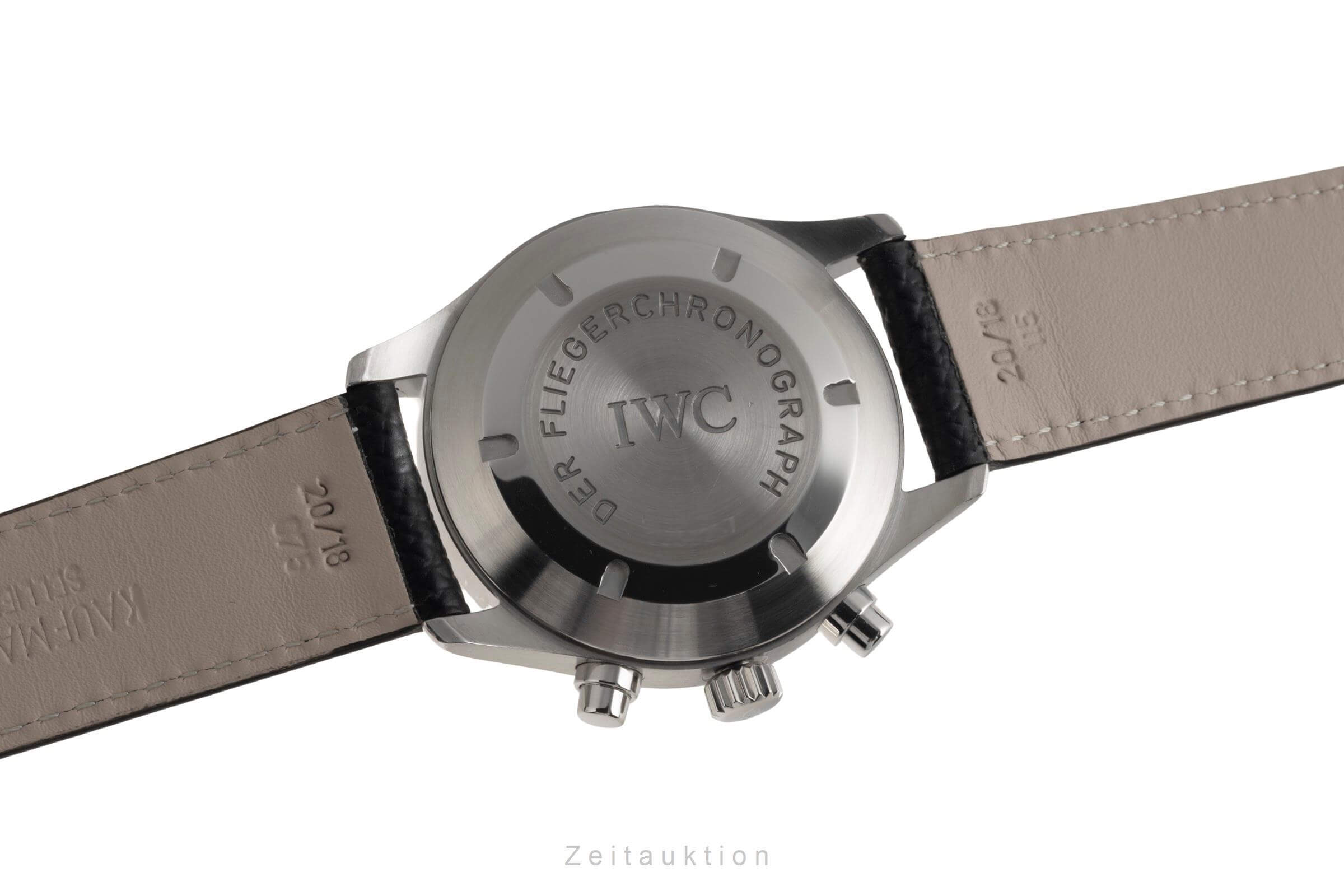 IWC Pilot cronografo acciaio automatismo orologio da uomo IW370601 LP: 5700EUR  [2500302]