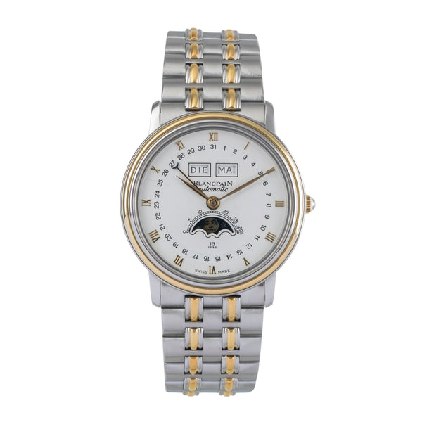 Blancpain Villeret steel / gold automatic men's watch 6595  [2500305]