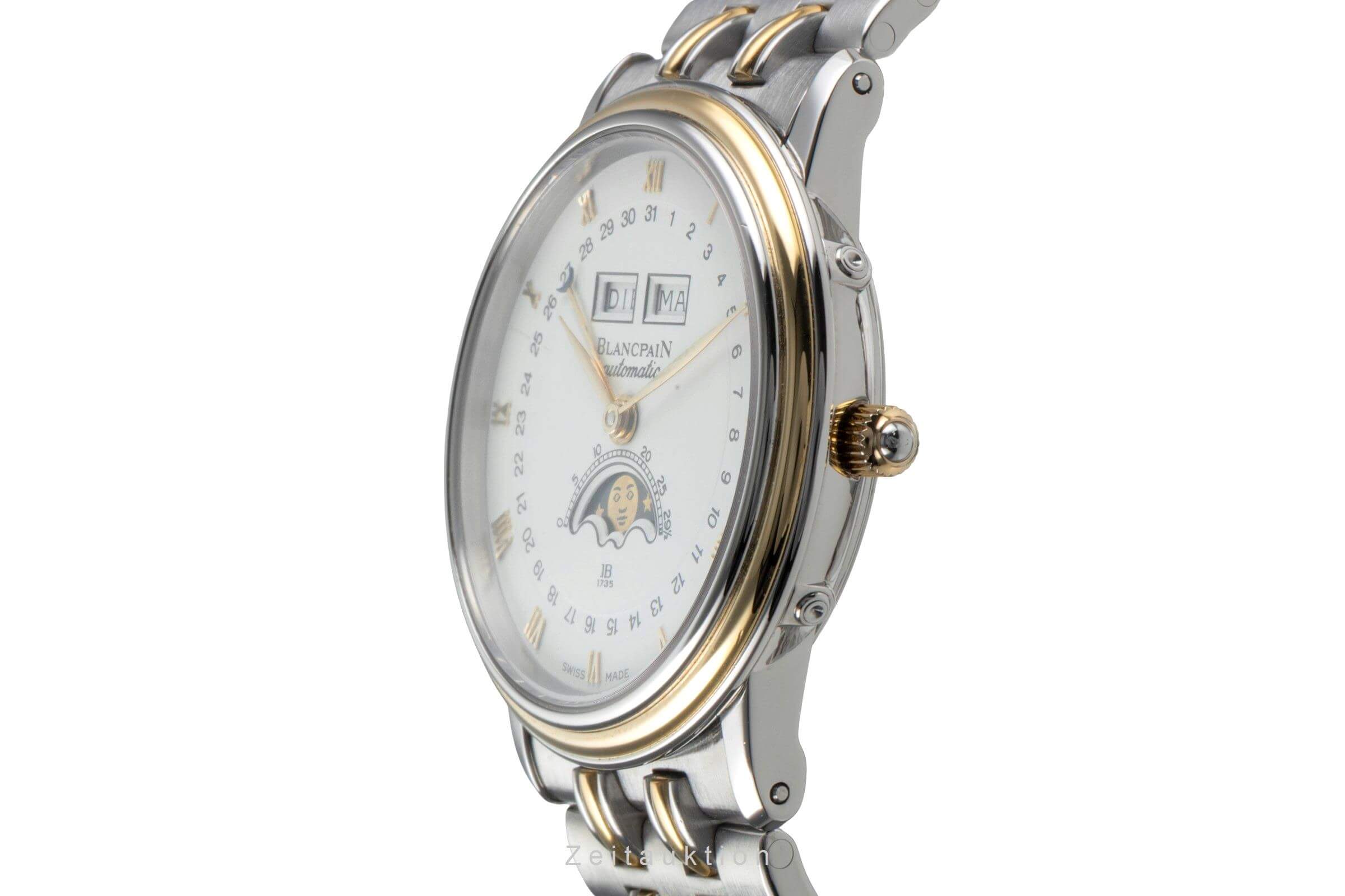 Blancpain Villeret steel / gold automatic men's watch 6595  [2500305]