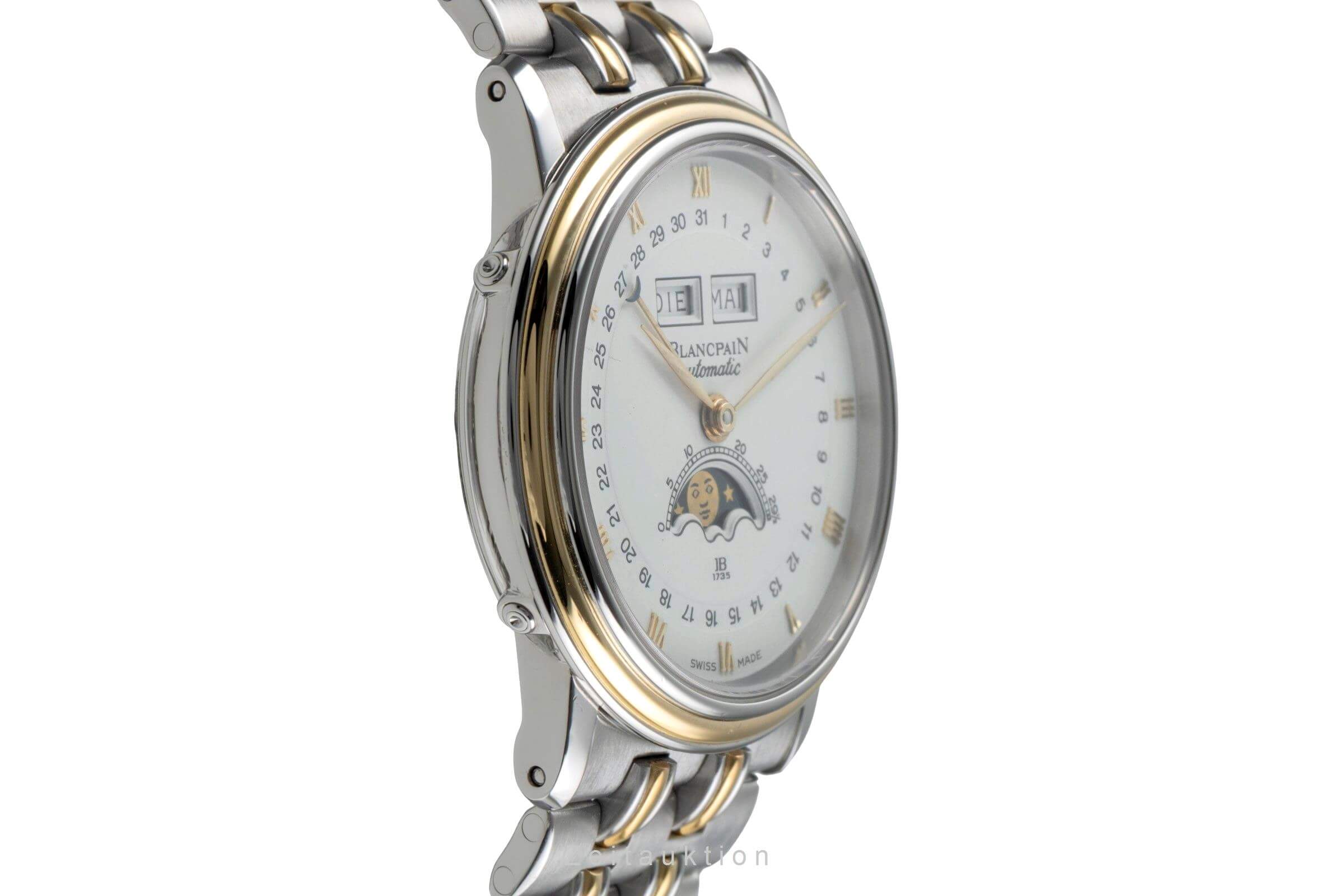 Blancpain Villeret steel / gold automatic men's watch 6595  [2500305]