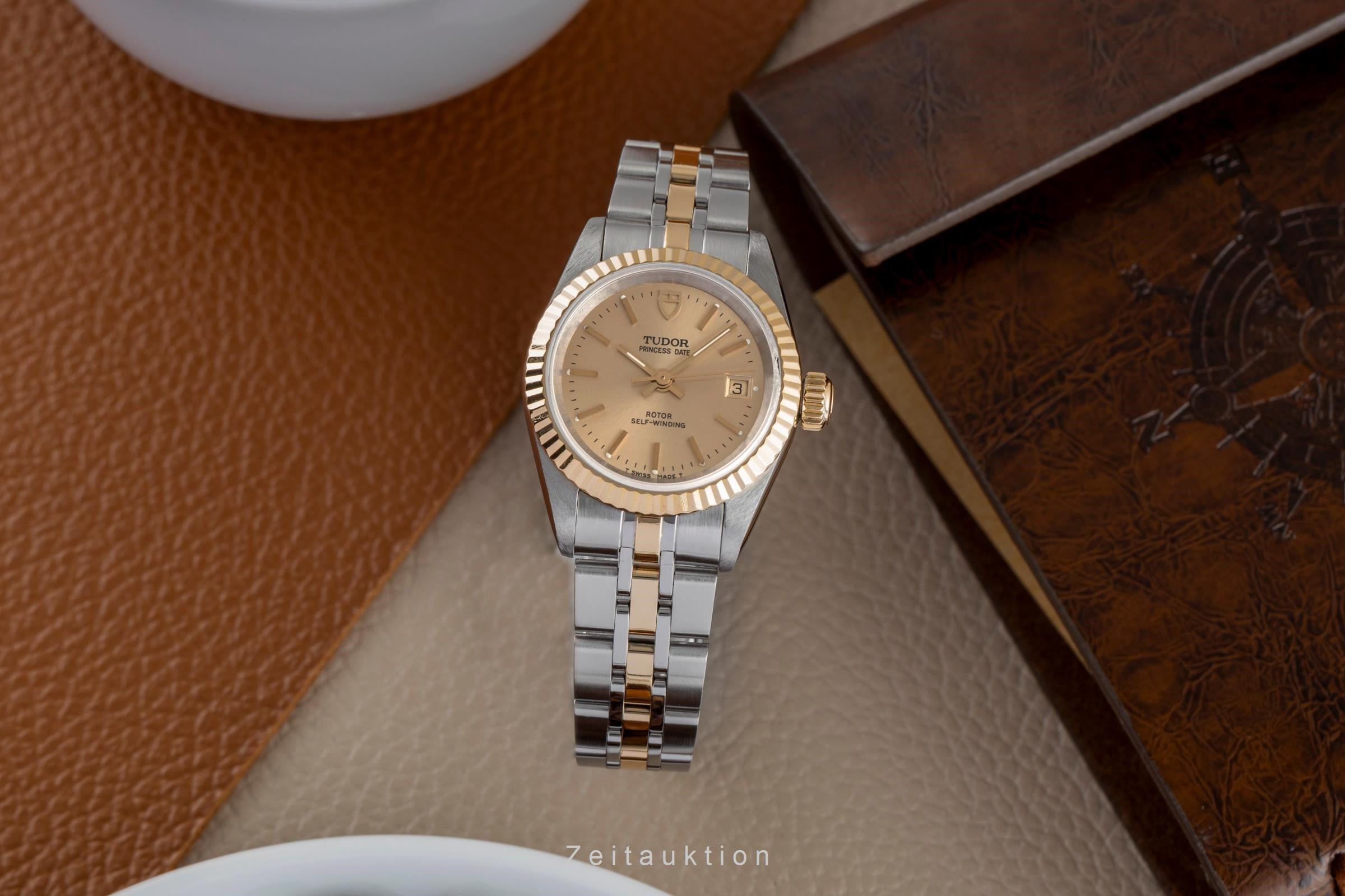 Tudor Princess Date acero / oro automático reloj para damas  92413  [2500310]