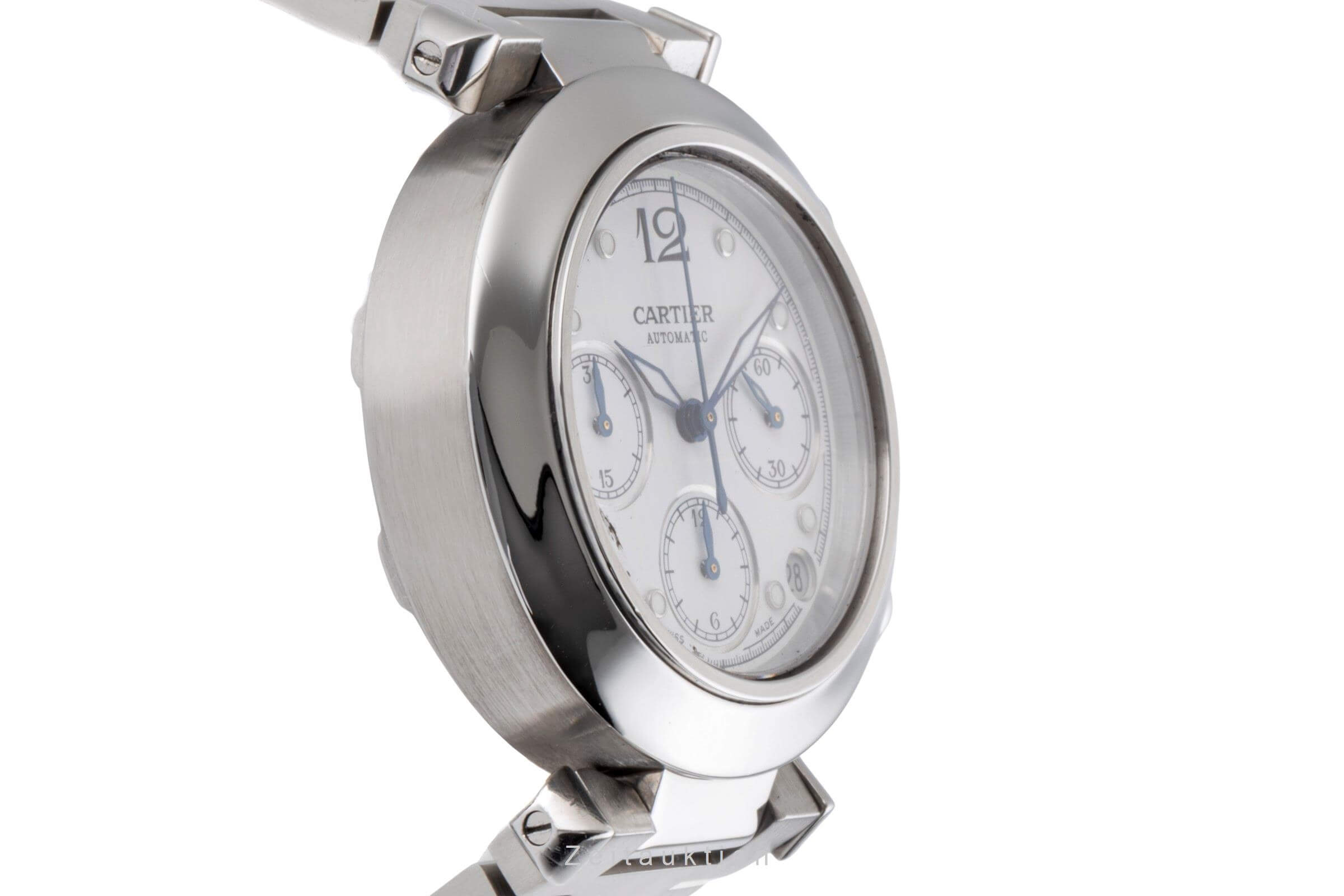 Cartier Pasha chronograph steel automatic men's watch W31039M7 LP: 7200EUR  [2500326]