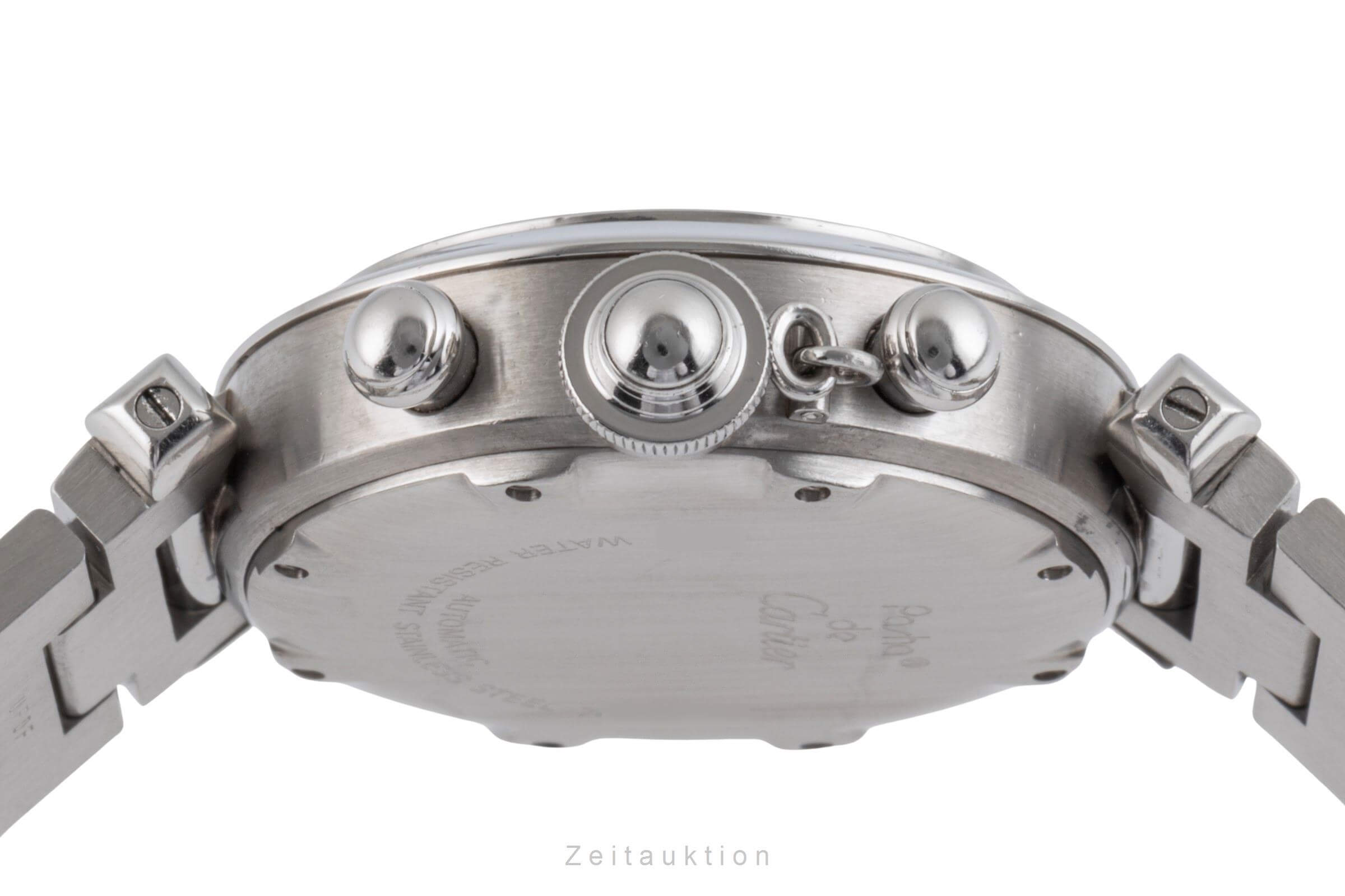 Cartier Pasha chronograph steel automatic men's watch W31039M7 LP: 7200EUR  [2500326]
